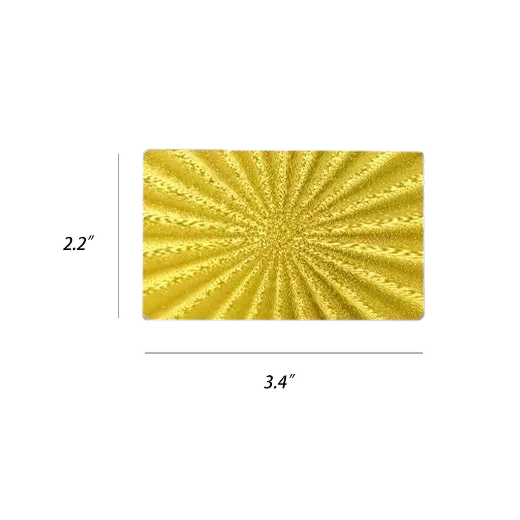 Gold Foil Plastic PVC Waterproof Playing Cards