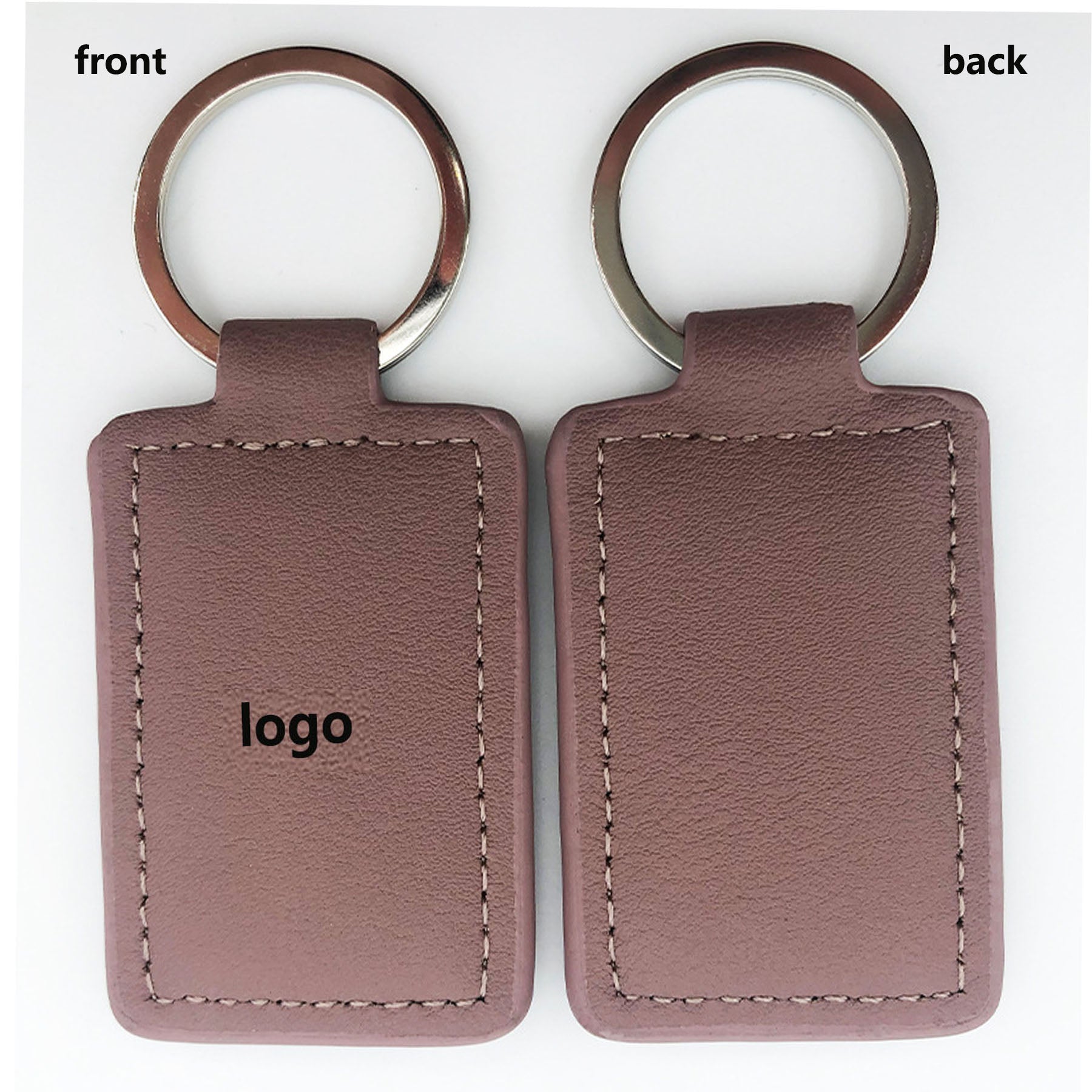 Cowhide Leather Keychain