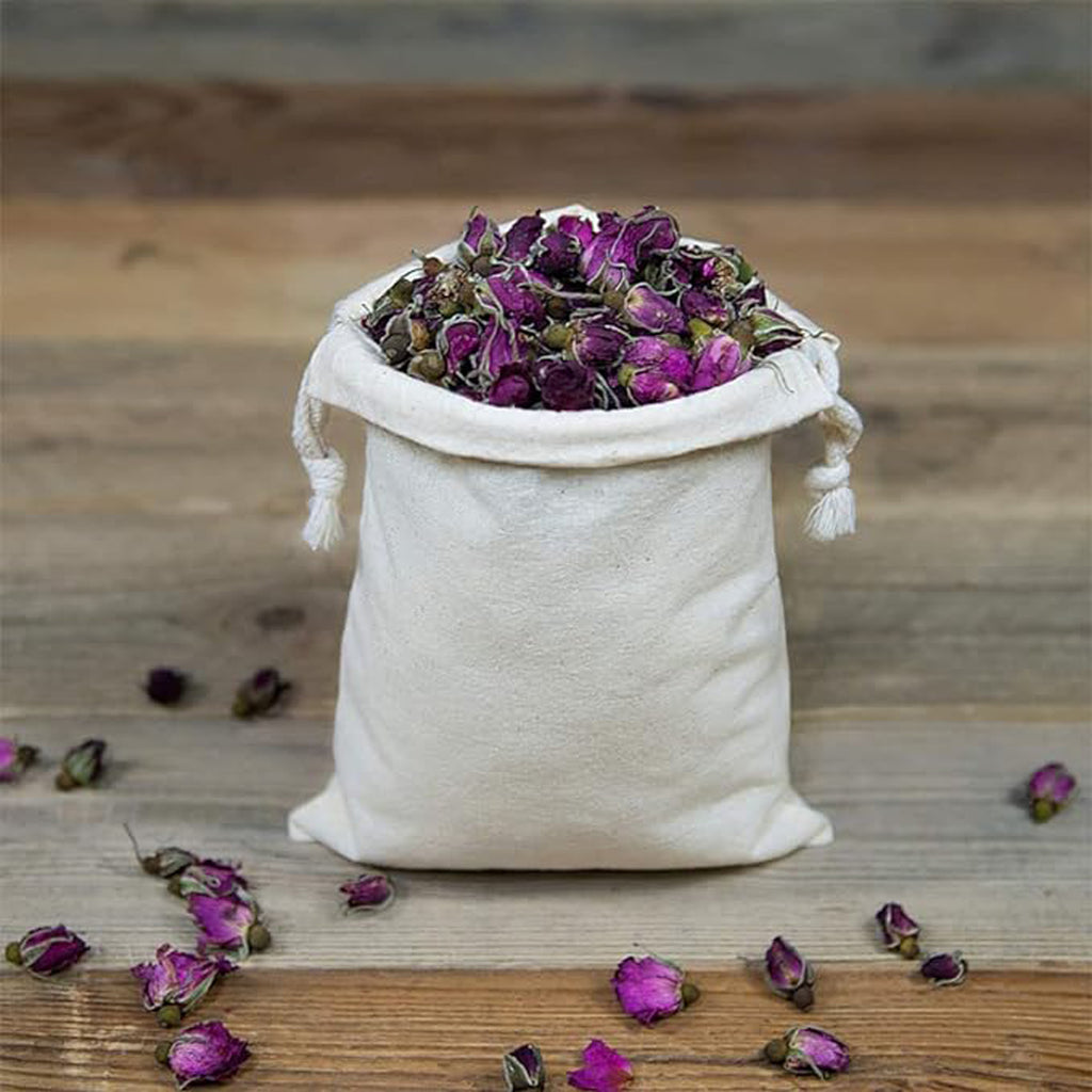Burlap Bag With Drawstring