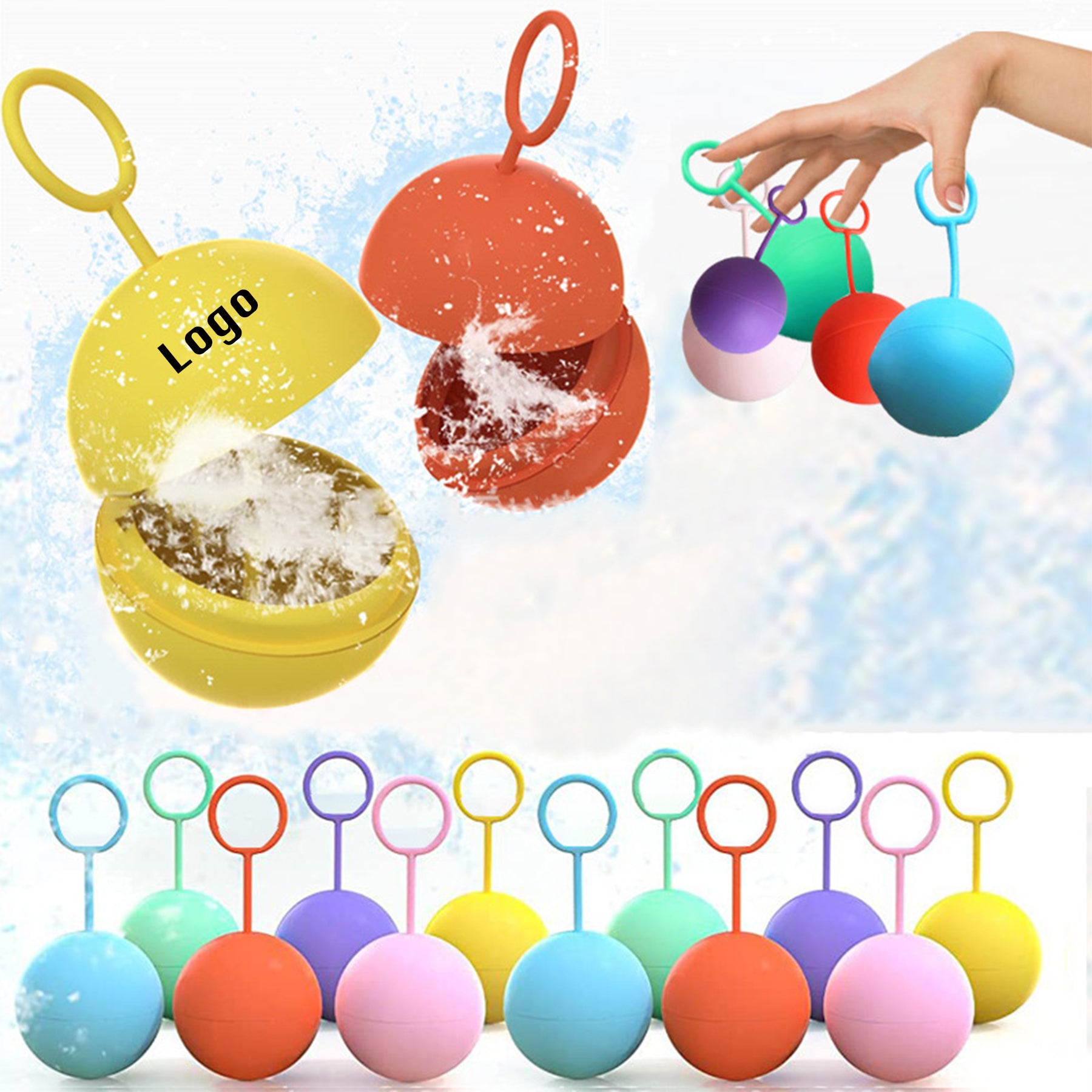 Reusable Silicone Water Balloon W/Ring