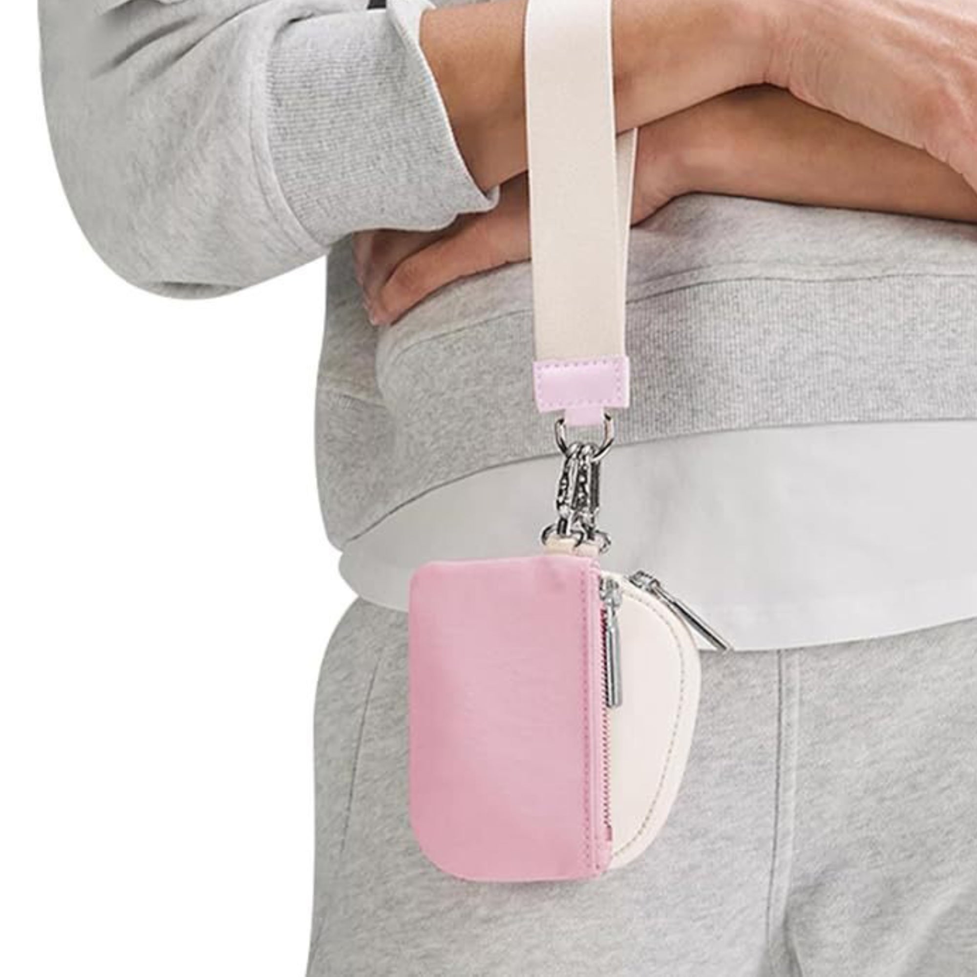 Multifunctional Nylon Wrist Bag For Women Including Card Holder And Coin Purse