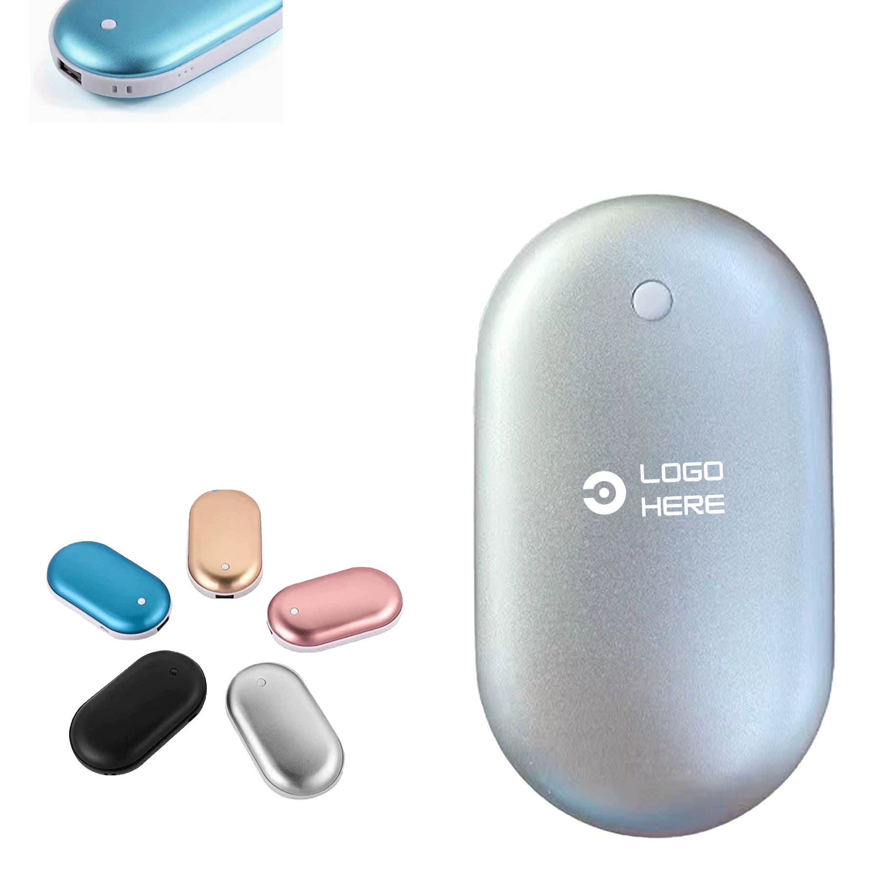2400mAh Hand Warmer Power Bank