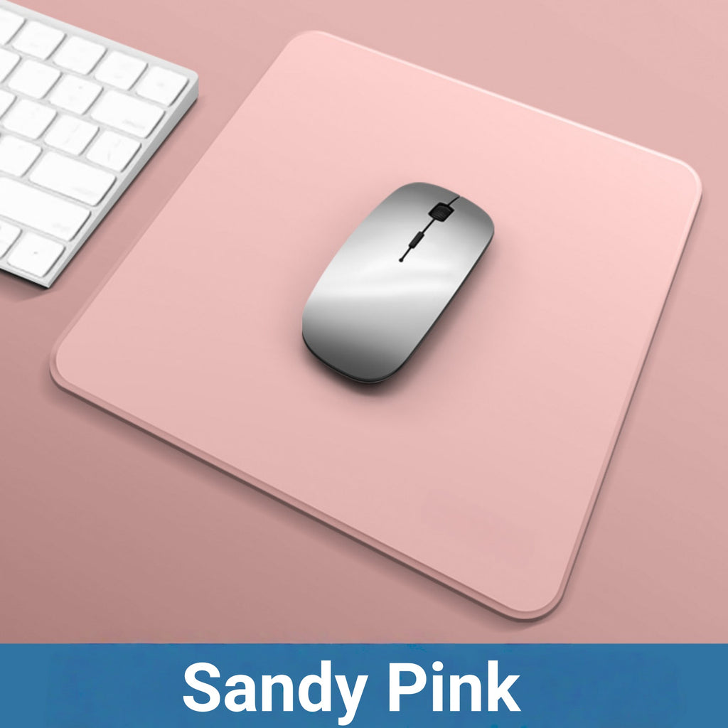Liquid-textured Faux Leather Mouse Pad