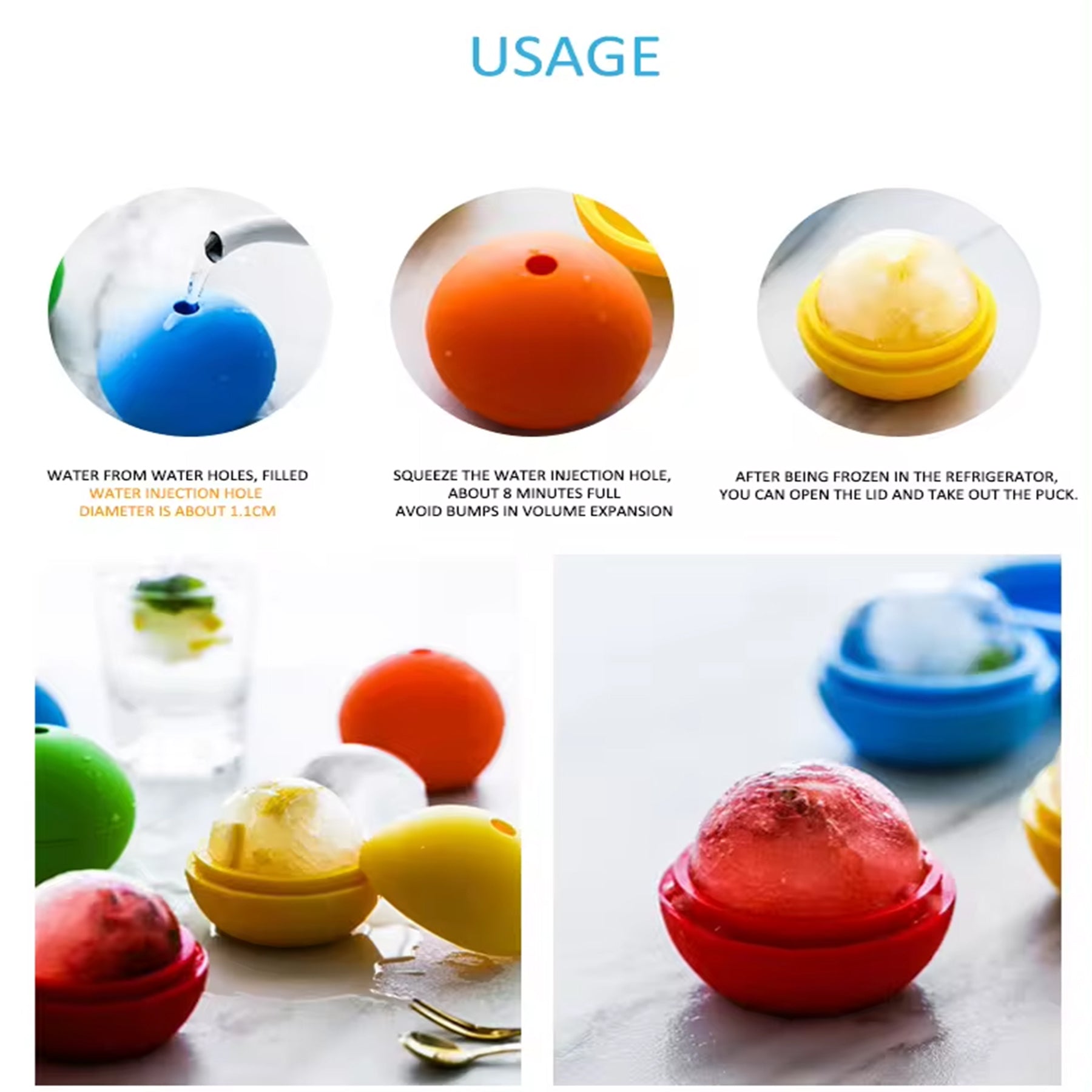Silicone Ice Ball Mold