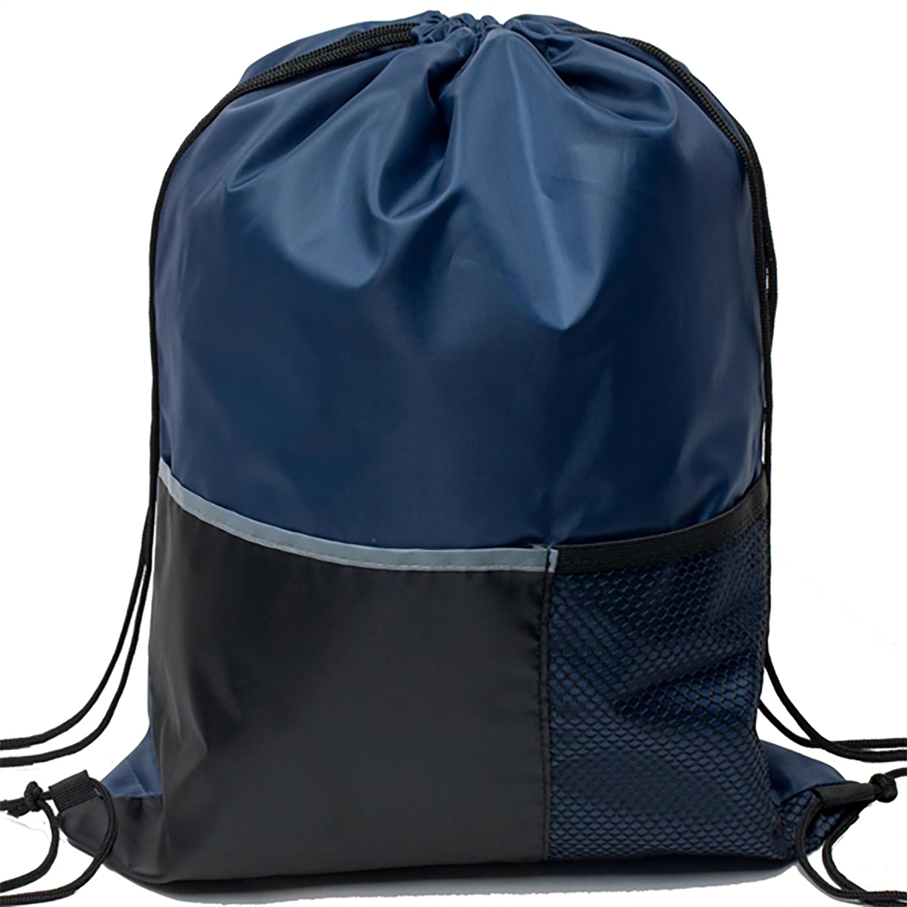 Premium Drawstring Backpack With Slip And Mesh Pocket