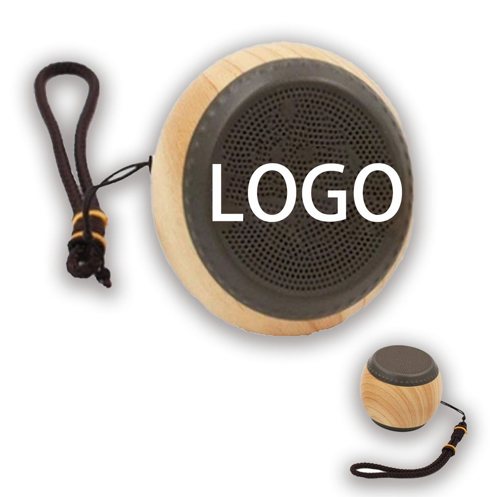 Portable Wooden Smart Small Drum Wireless Bluetooth Speaker
