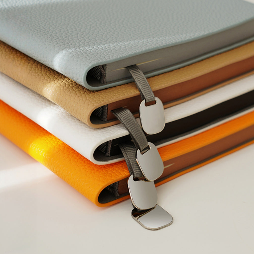 A5 Litchi Grain Soft Leather Notebook