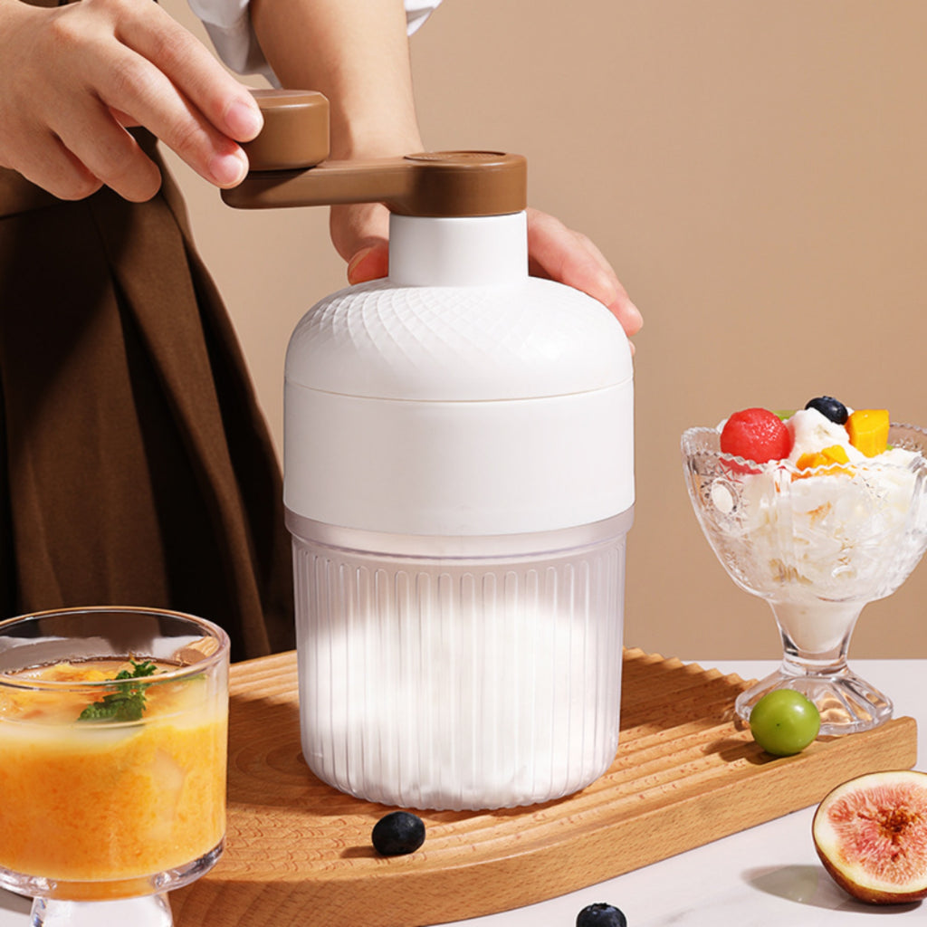 Portable Manual Ice Shaver Machine For Summer Parties