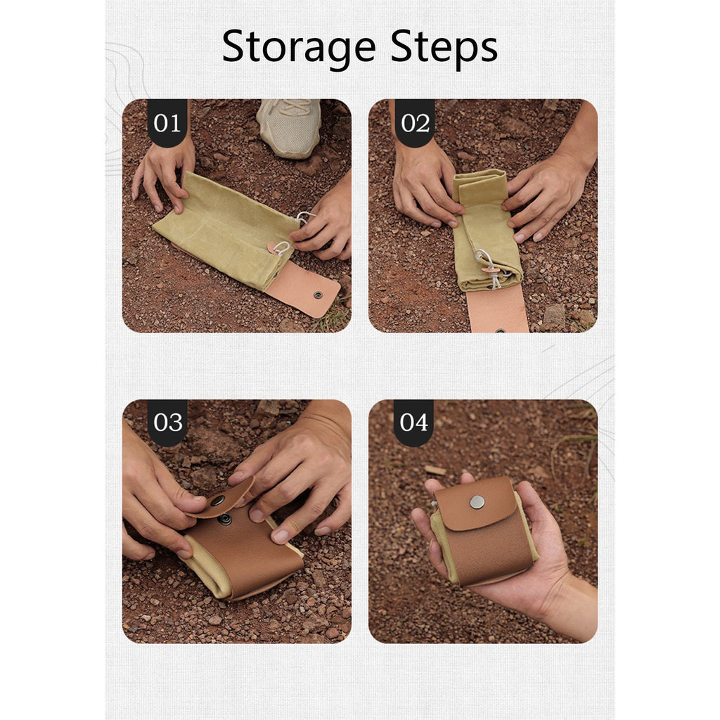 Outdoor Waist Mounted Folding Canvas Storage Toolkit