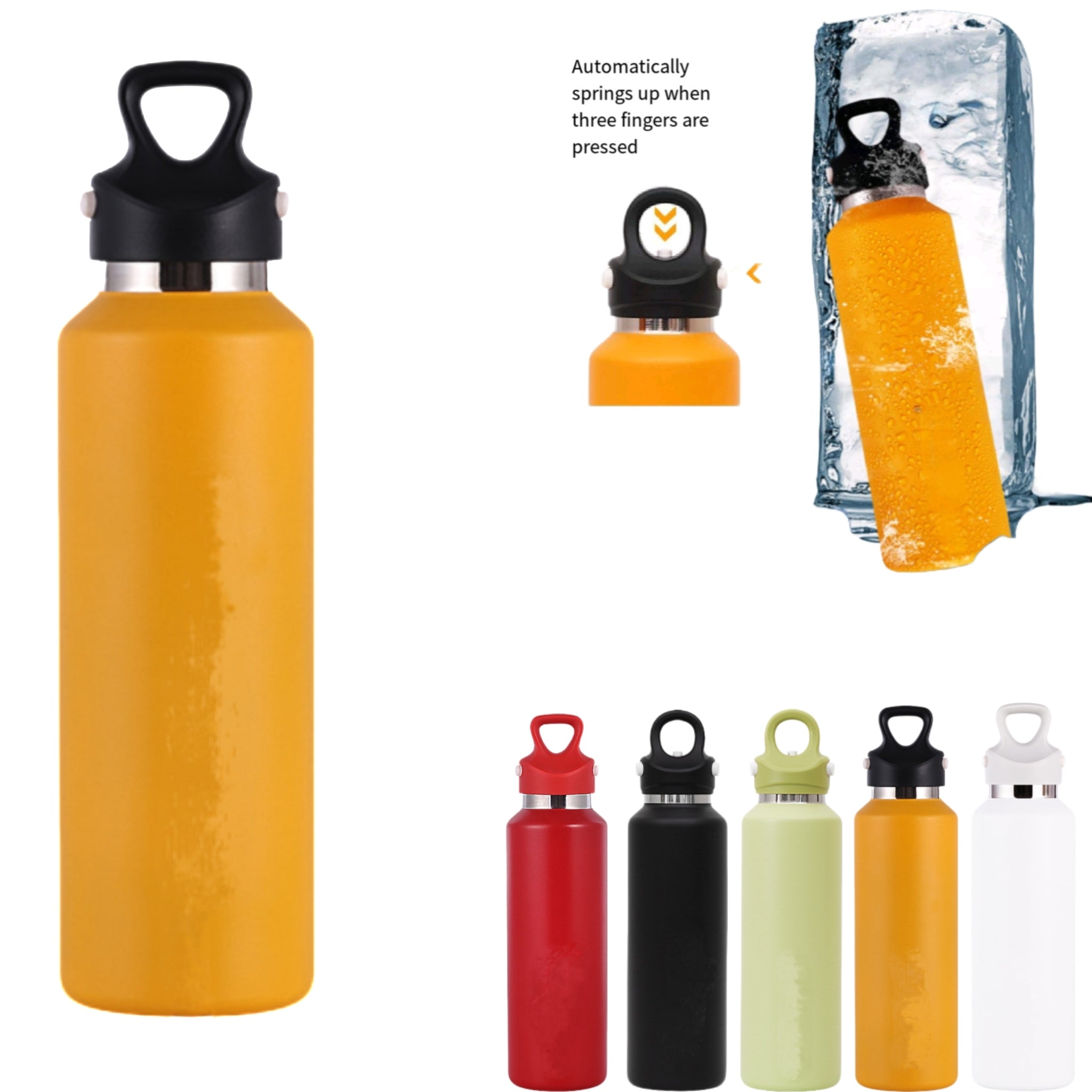 Threadless PressTo Open Insulated Cup