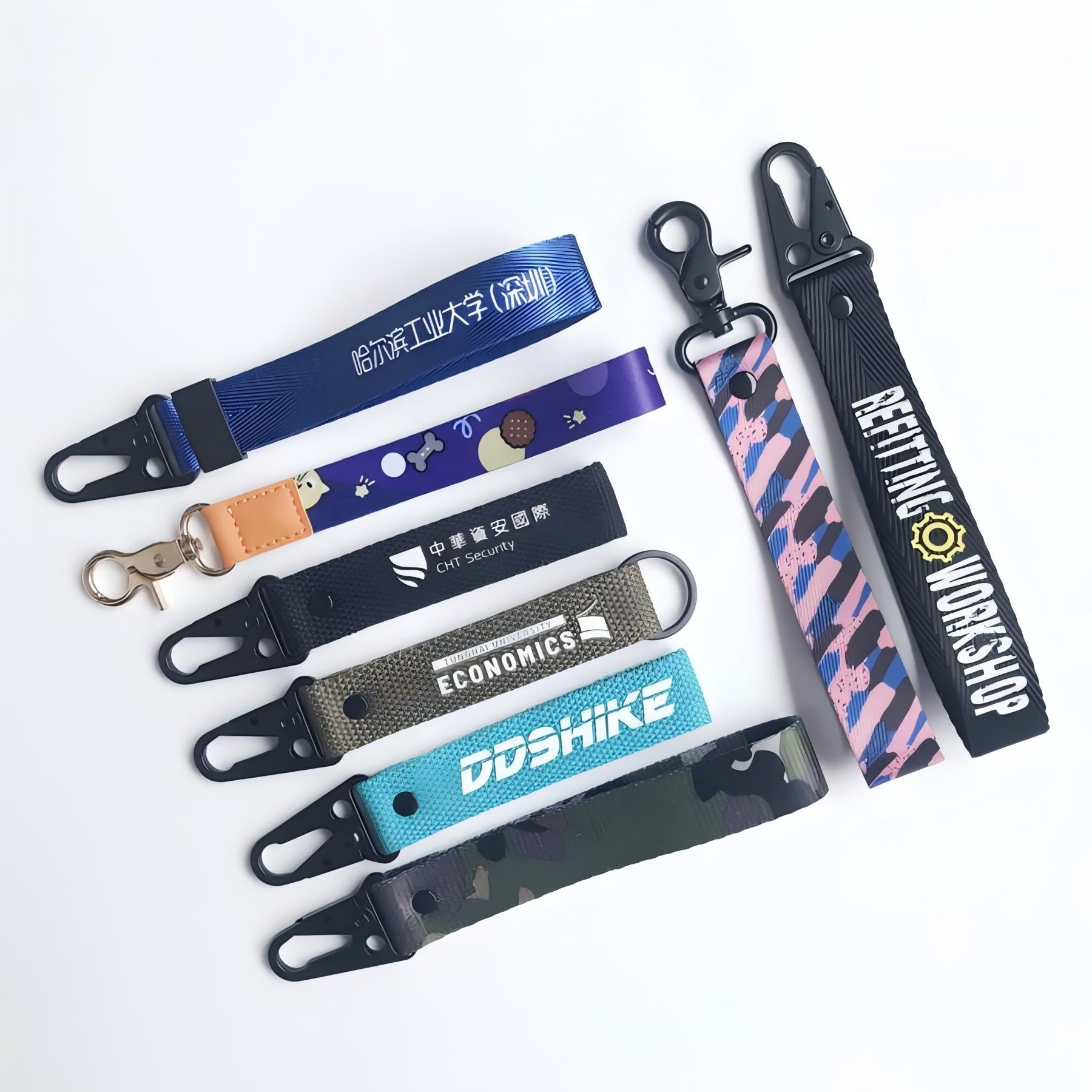 Lanyard Keychain With Metal Buckle