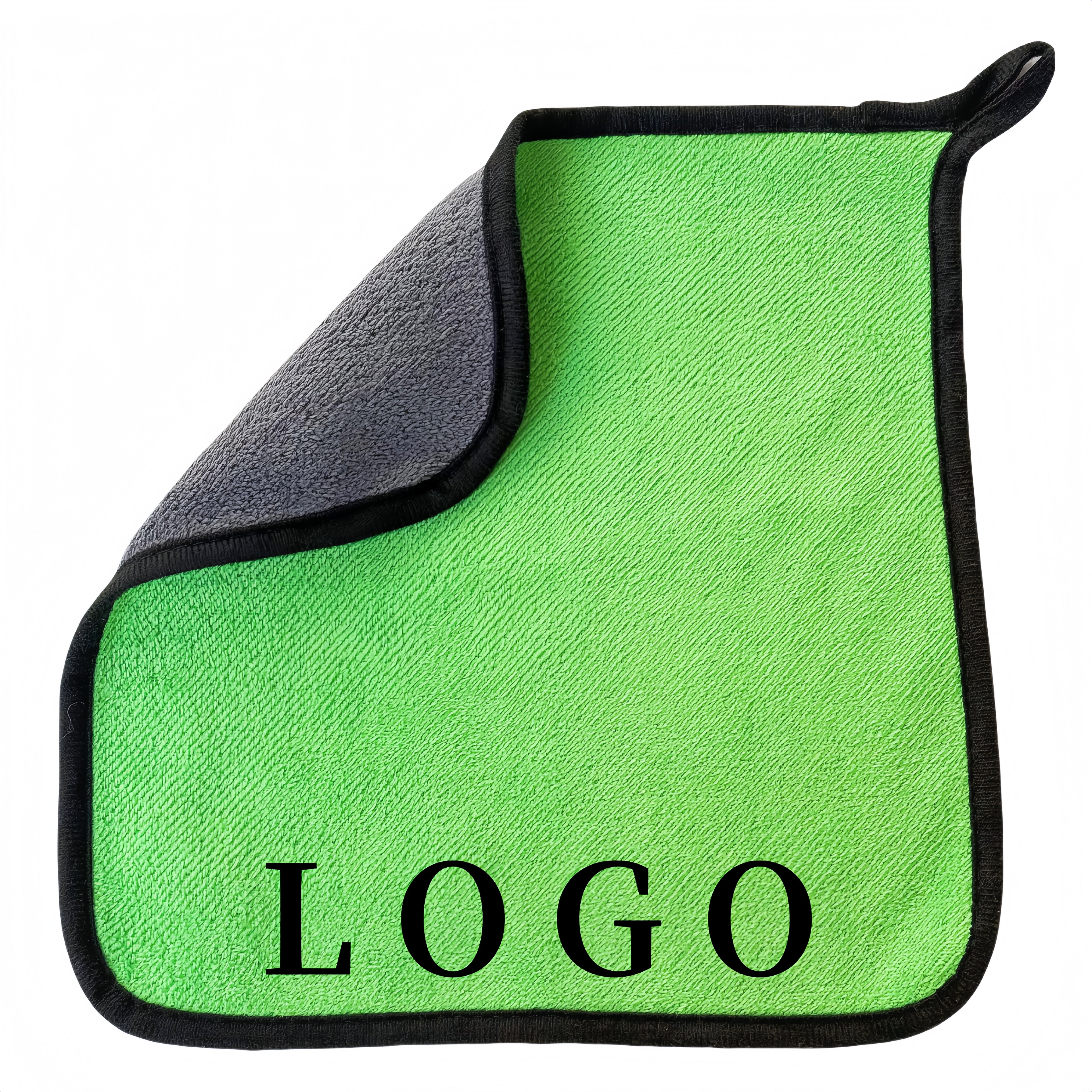 High-Density Coral Fleece Double-Sided Square Hanging Towel