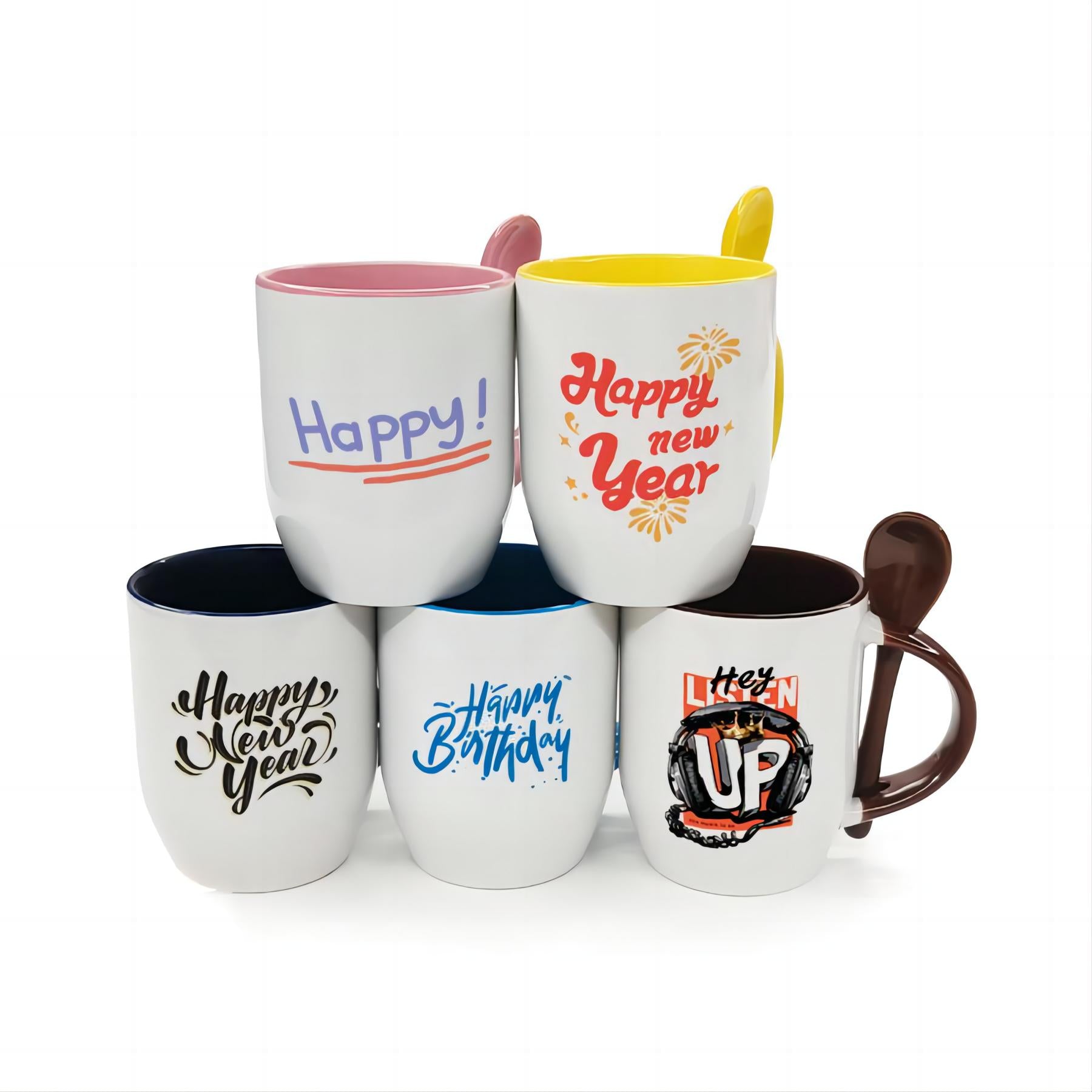 Custom Mug With Spoon