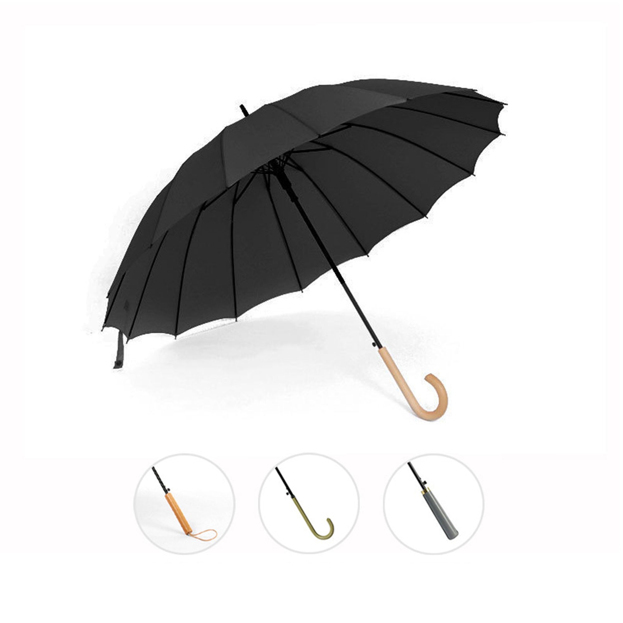 Oversized Arc Auto Open Straight Umbrella