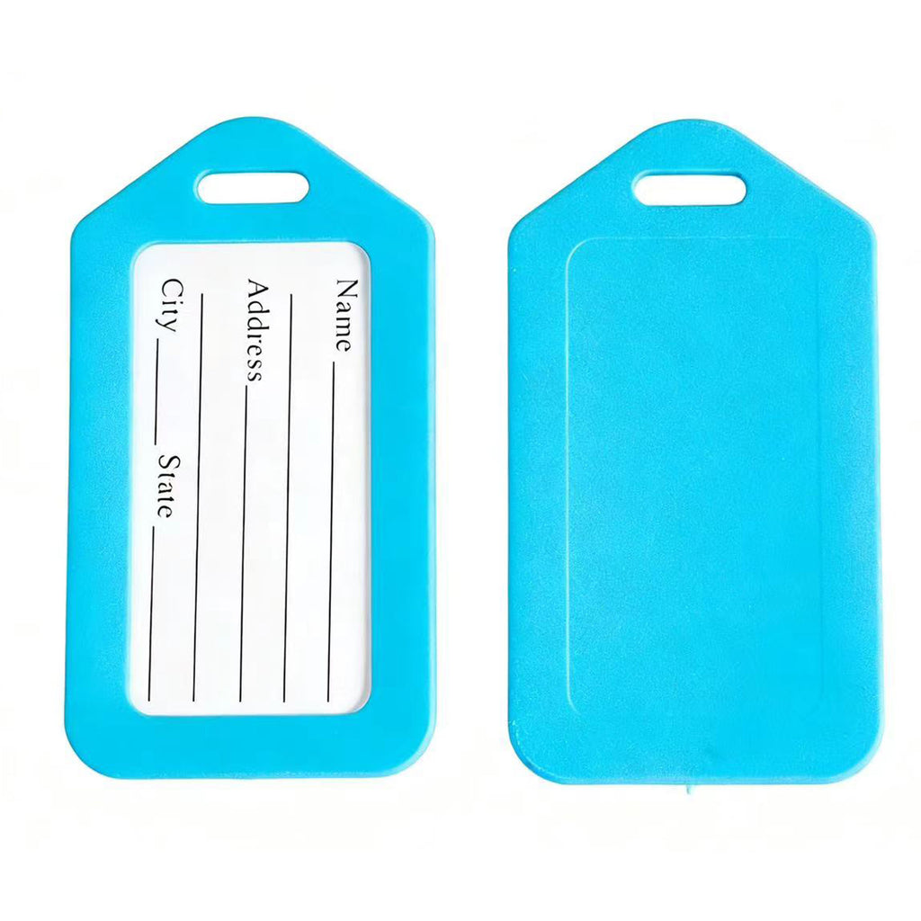 Heavy Duty Hard Plastic Neon Luggage Tag