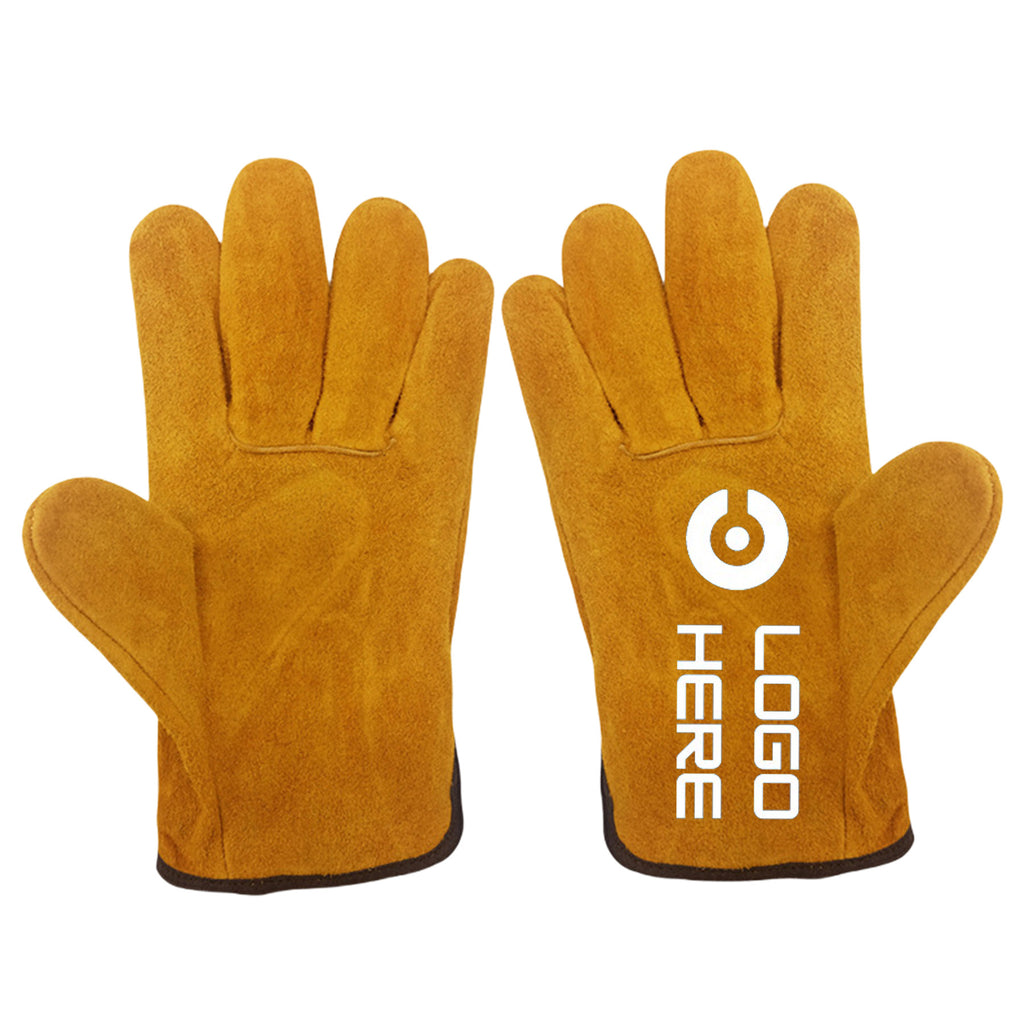 Cowhide Abrasion Resistant Safety Gloves