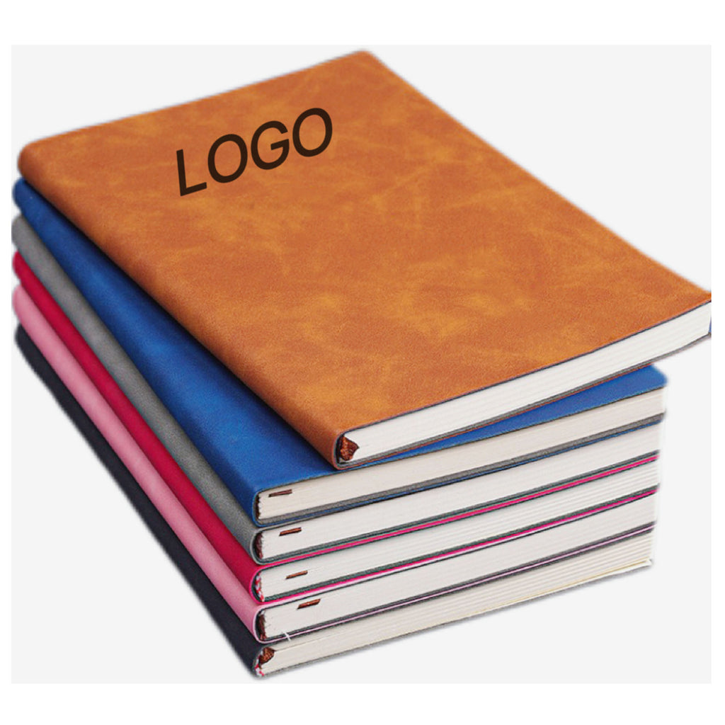 A6 Custom Business Thickened PU Leather Journal Notebook