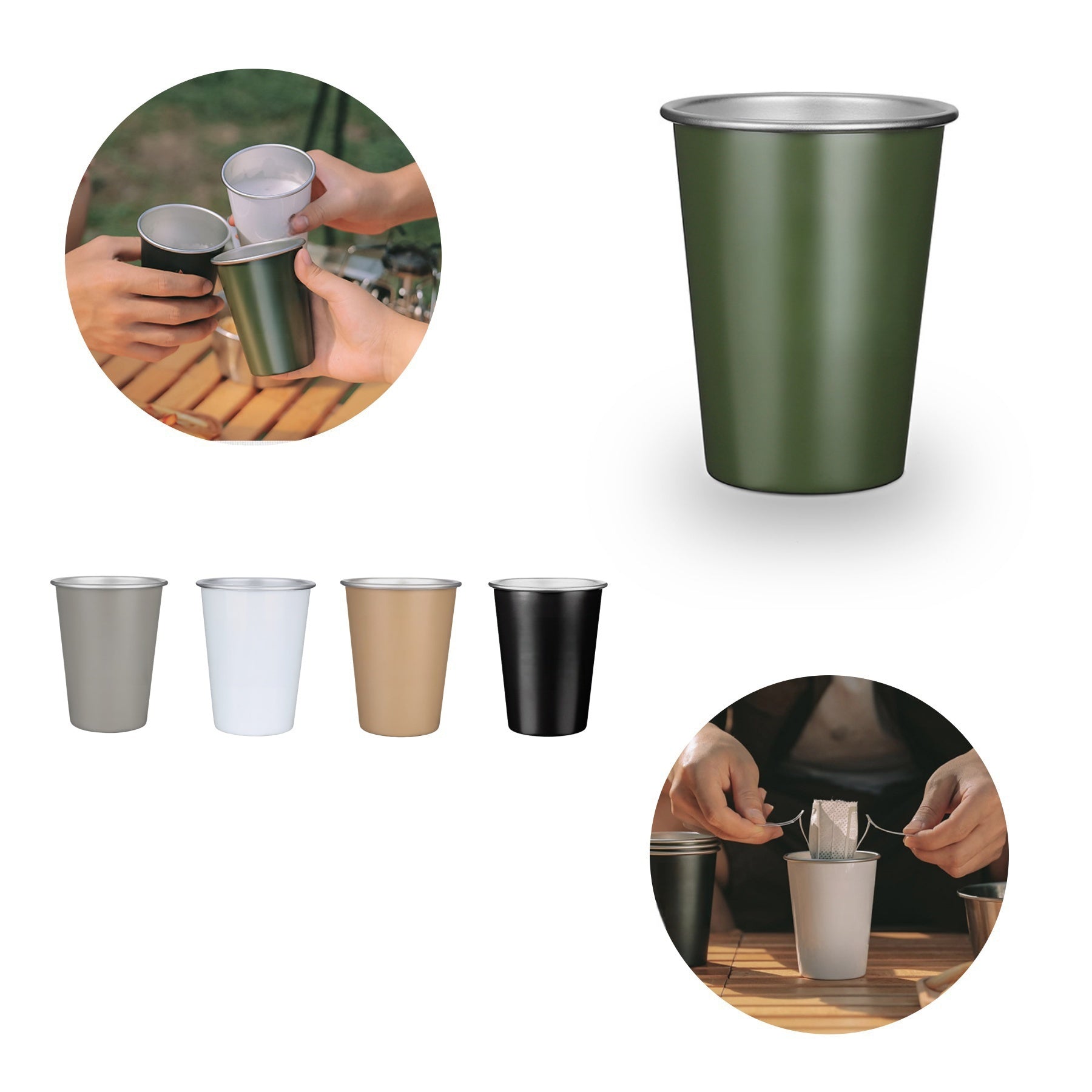 Outdoor 304 Stainless Steel Water Cup