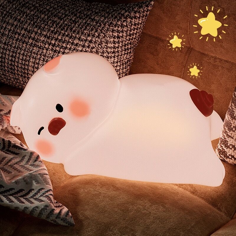 Sofa Pig Lamp With Built In 1200Mah Rechargeable Battery