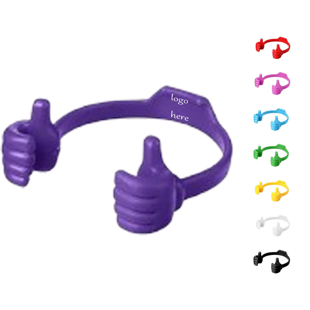 Plastic Thumb Semi-Circular Phone Stand