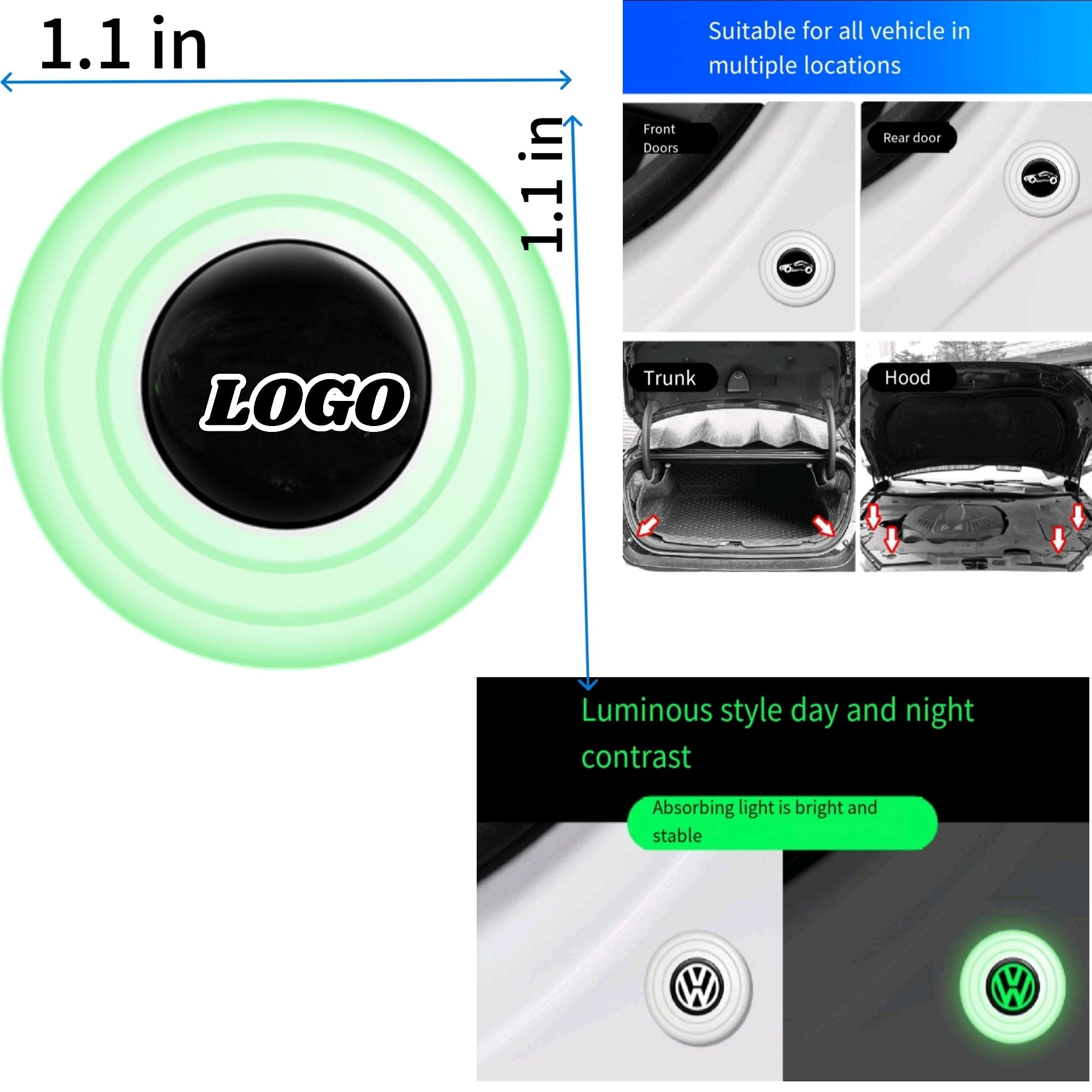 Pack-30 Car Door Shock Absorber