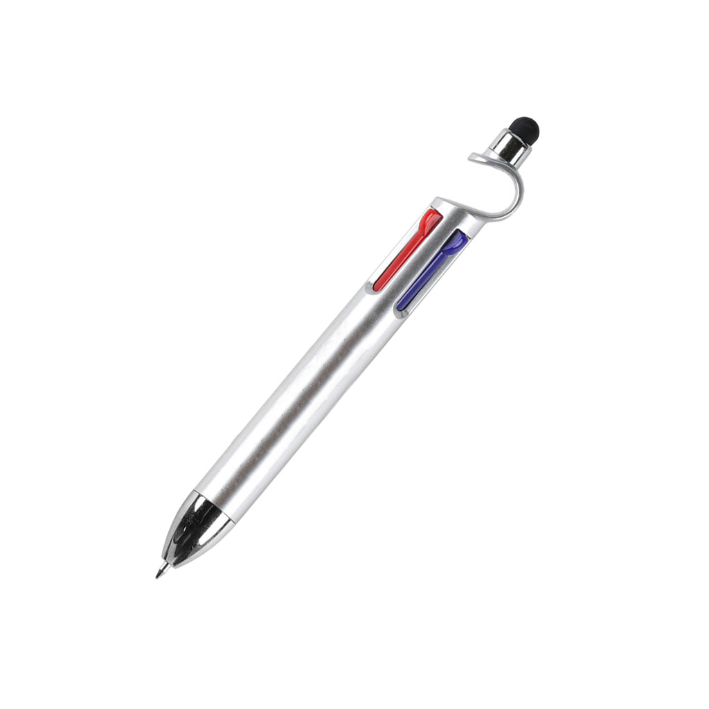 Four-Color Ballpoint Pen Phone Holder