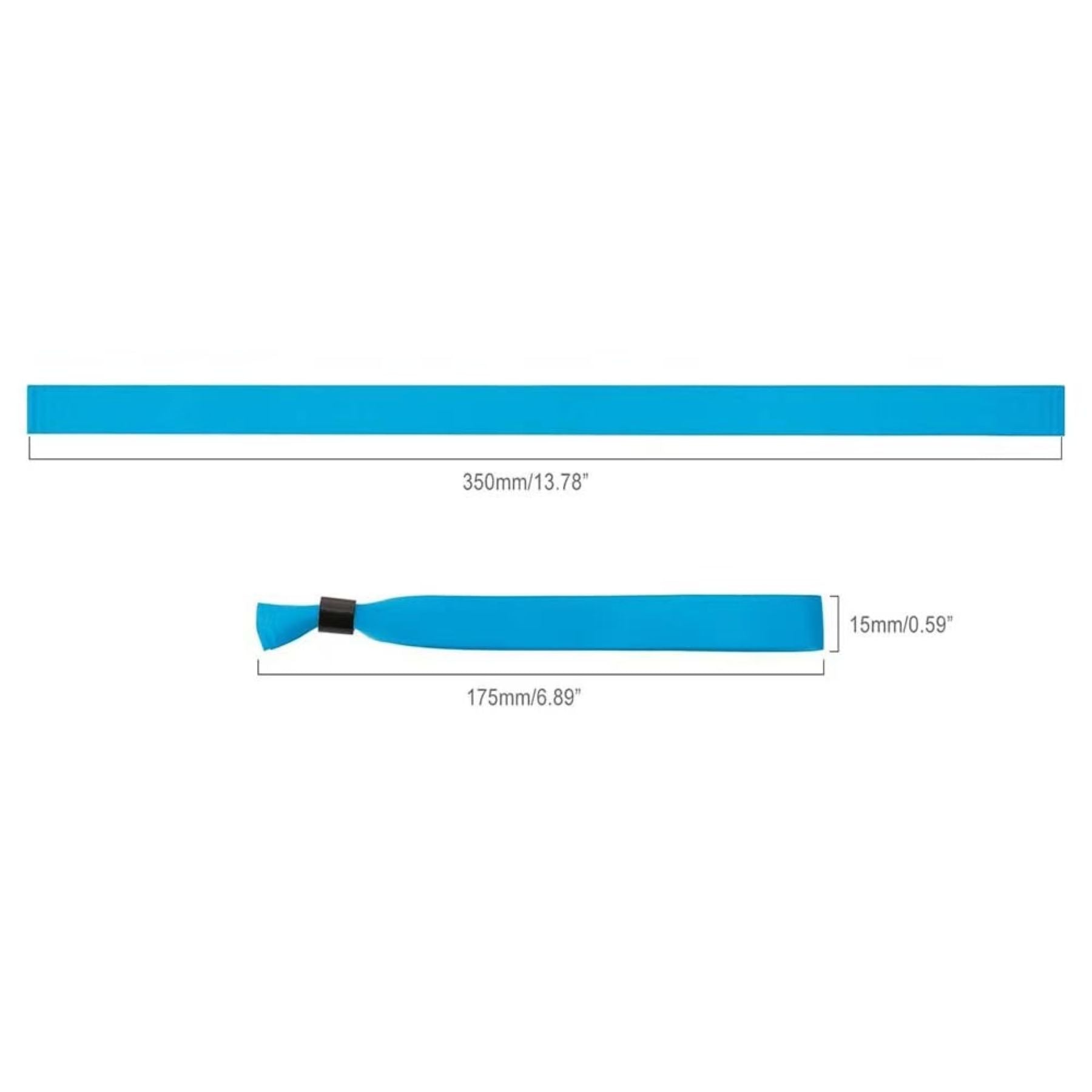 One-Time Use Polyester Solid-Color Wristband
