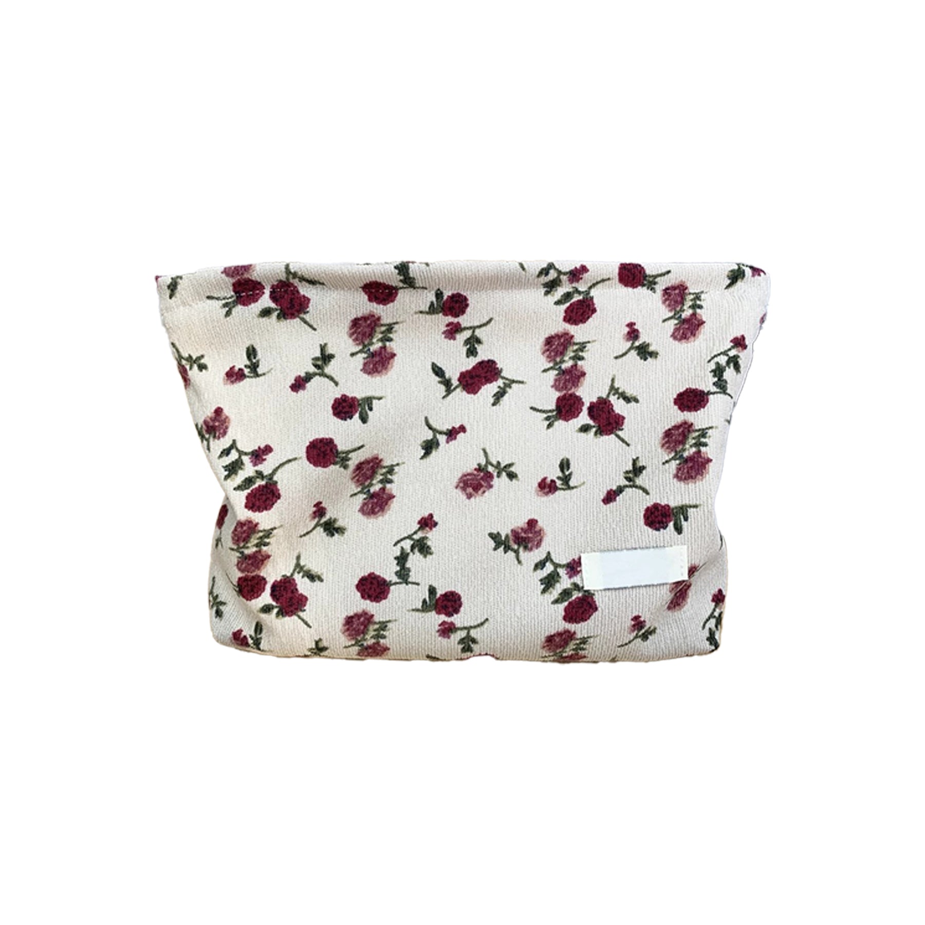 Cotton Canvas Cosmetic Pouch