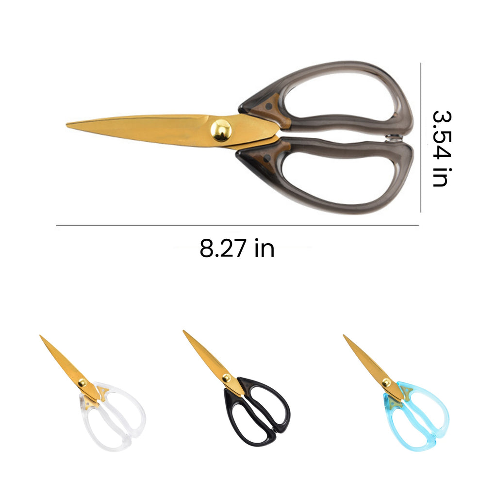 Stainless Steel Kitchen Scissors With Acrylic Handle