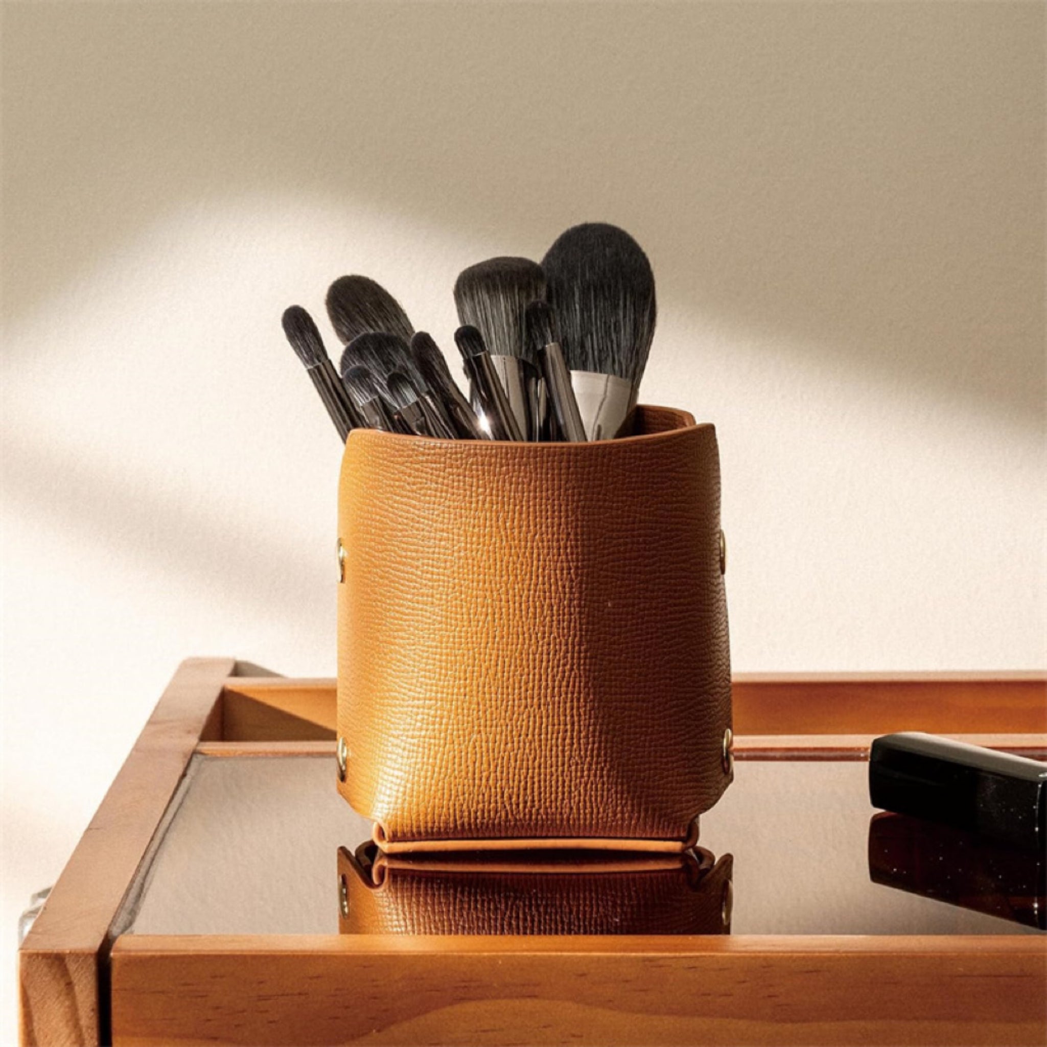 PU Leather Pen Holder