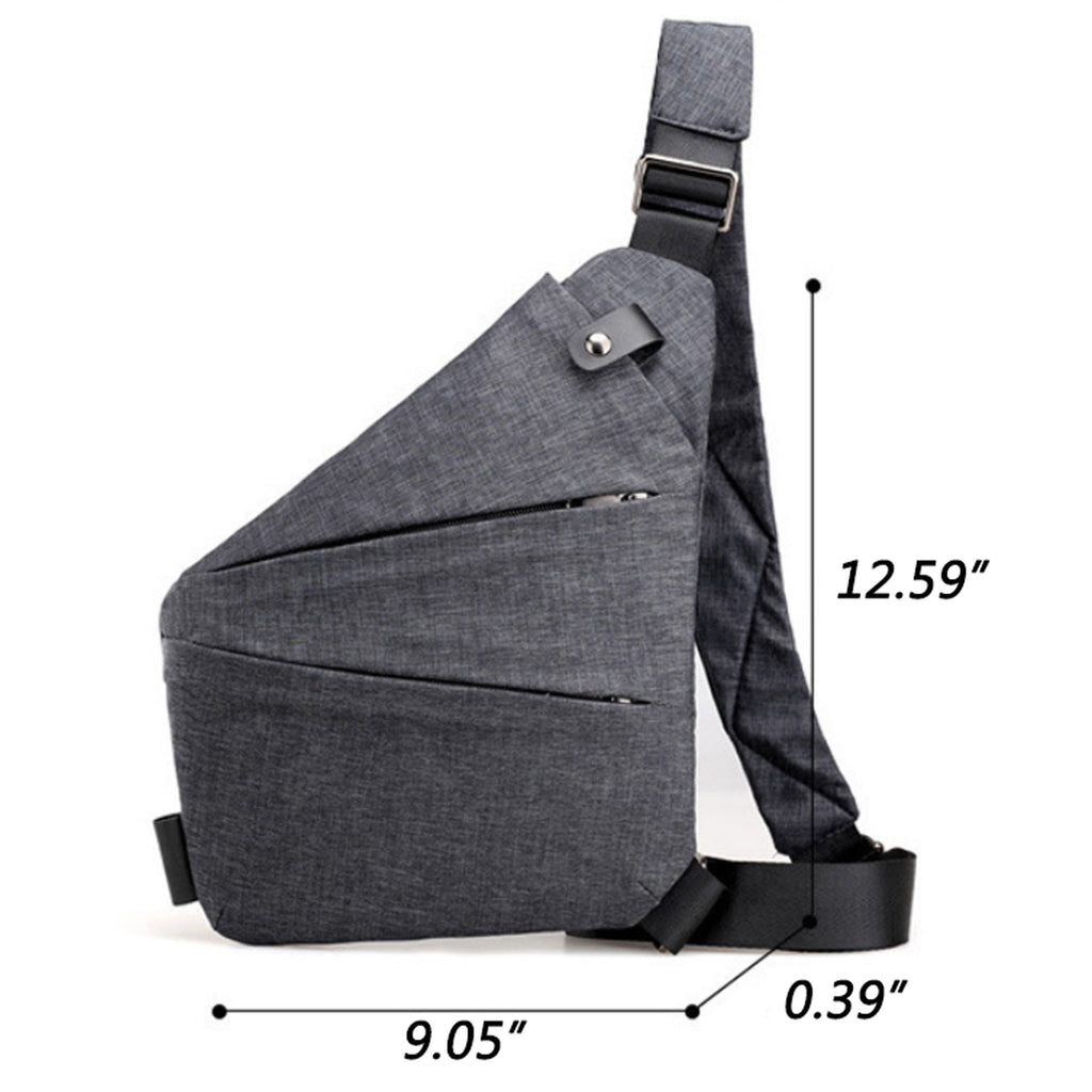 Large Capacity Multi-Pocket Shoulder Bag