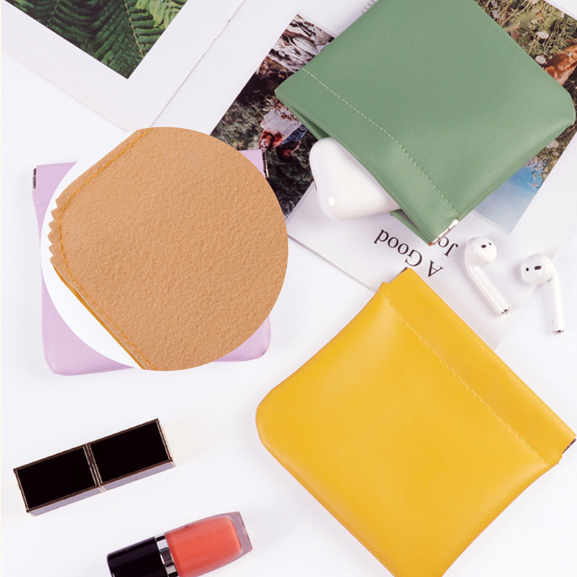 PU Leather Shrapnel Bag