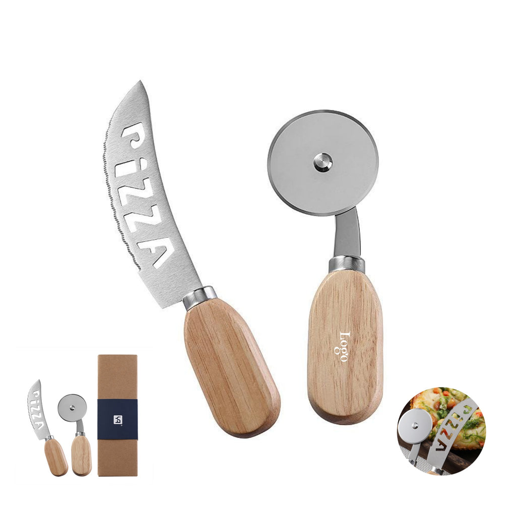 Stainless Steel Pizza Cutter Set