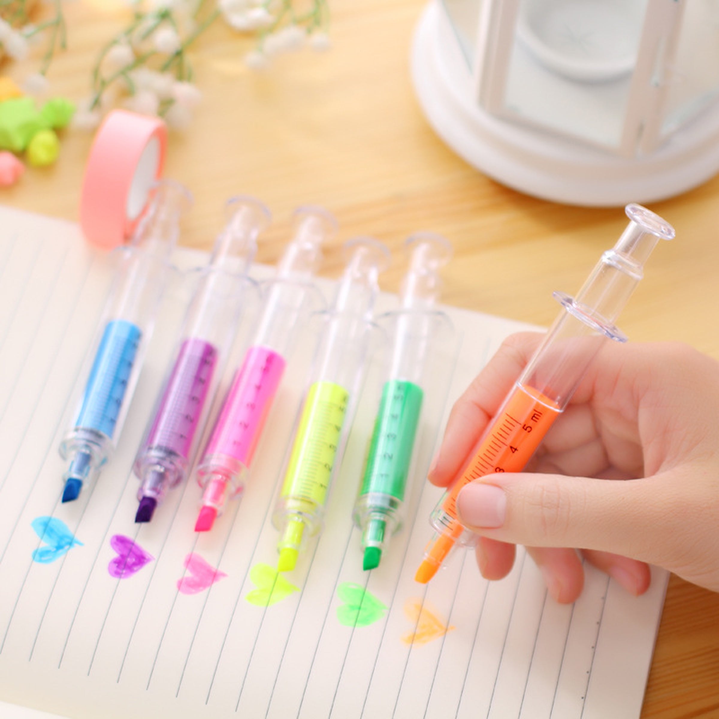 Syringe Shaped Highlighter