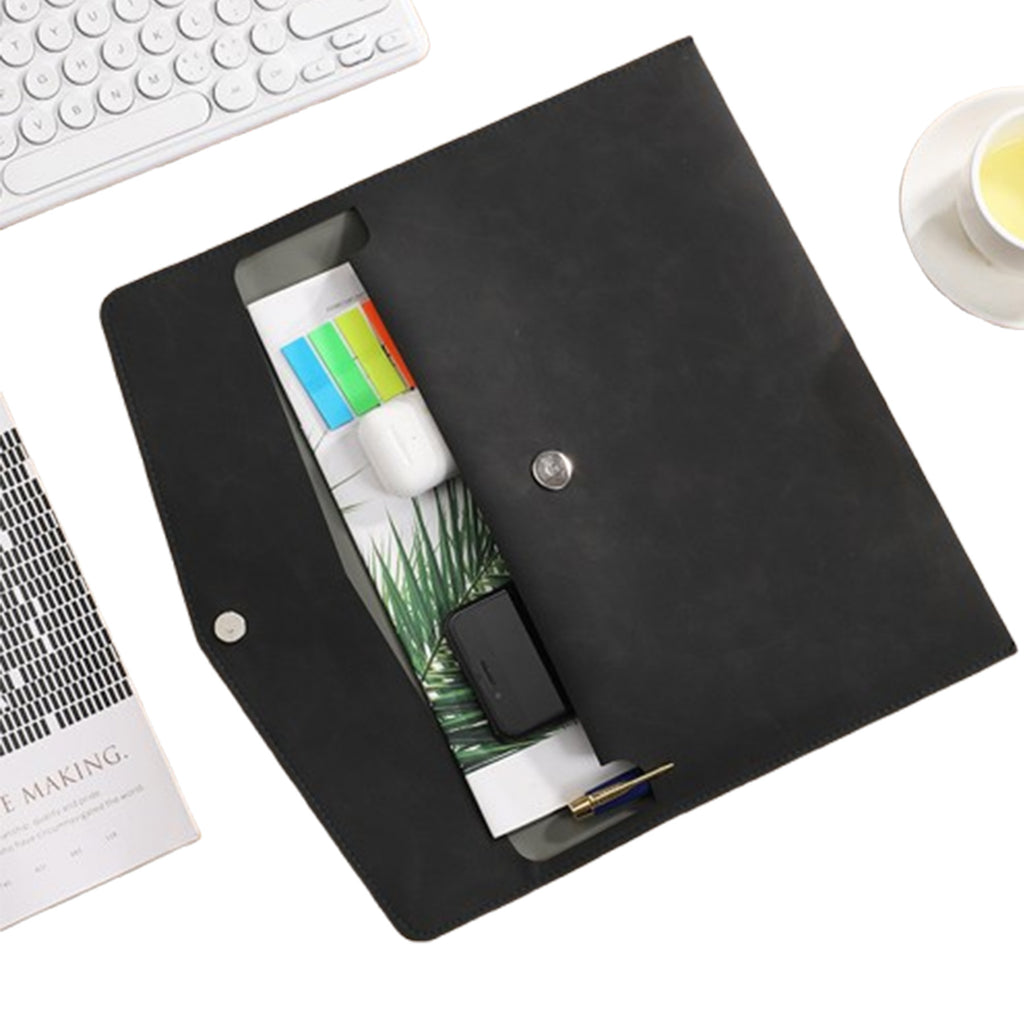 A4 Leather Business Document Bag