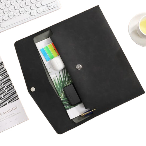 A4 Leather Business Document Bag