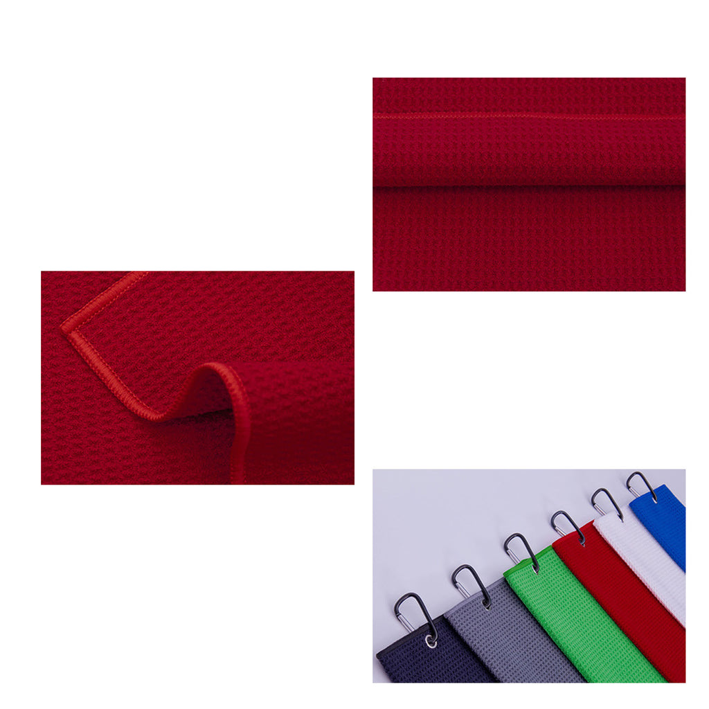 Three-Fold Waffle Golf Towel