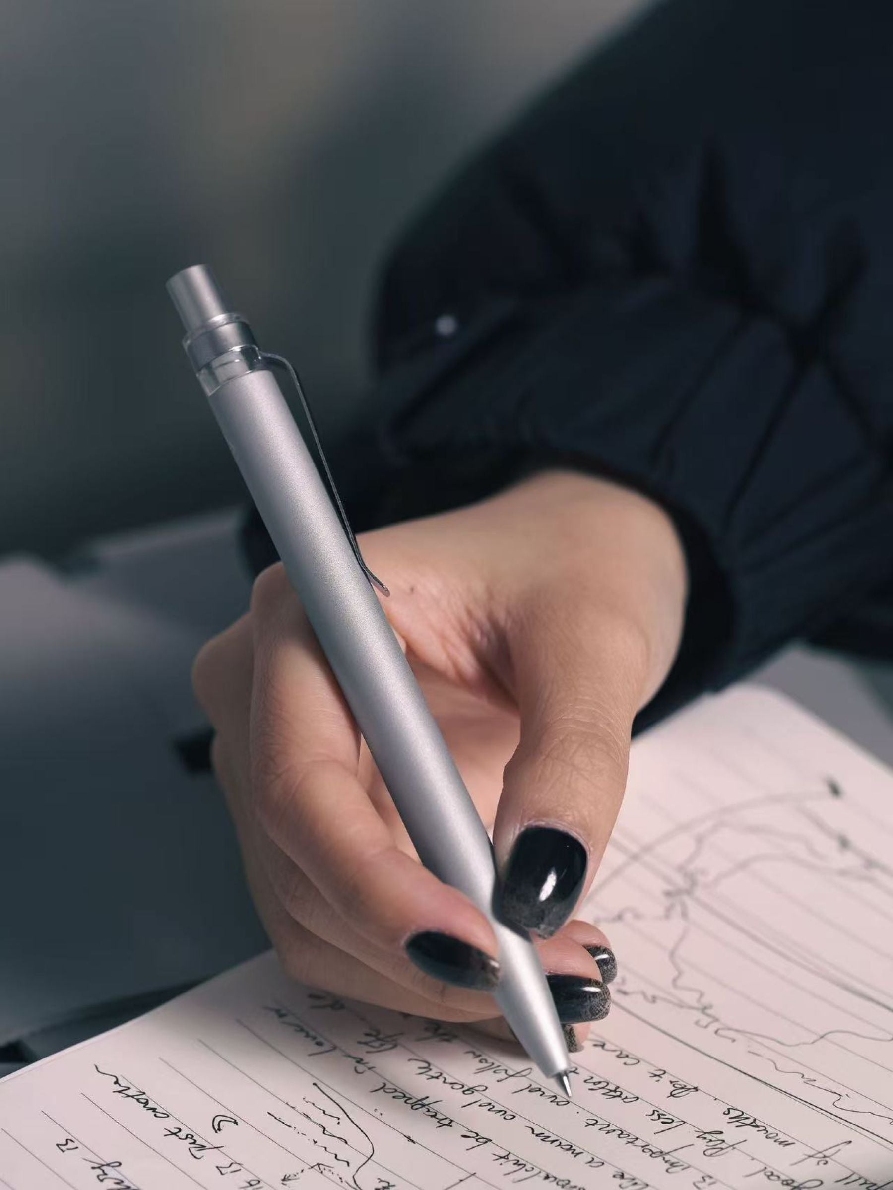 Aluminum Pressed Ballpoint Pen