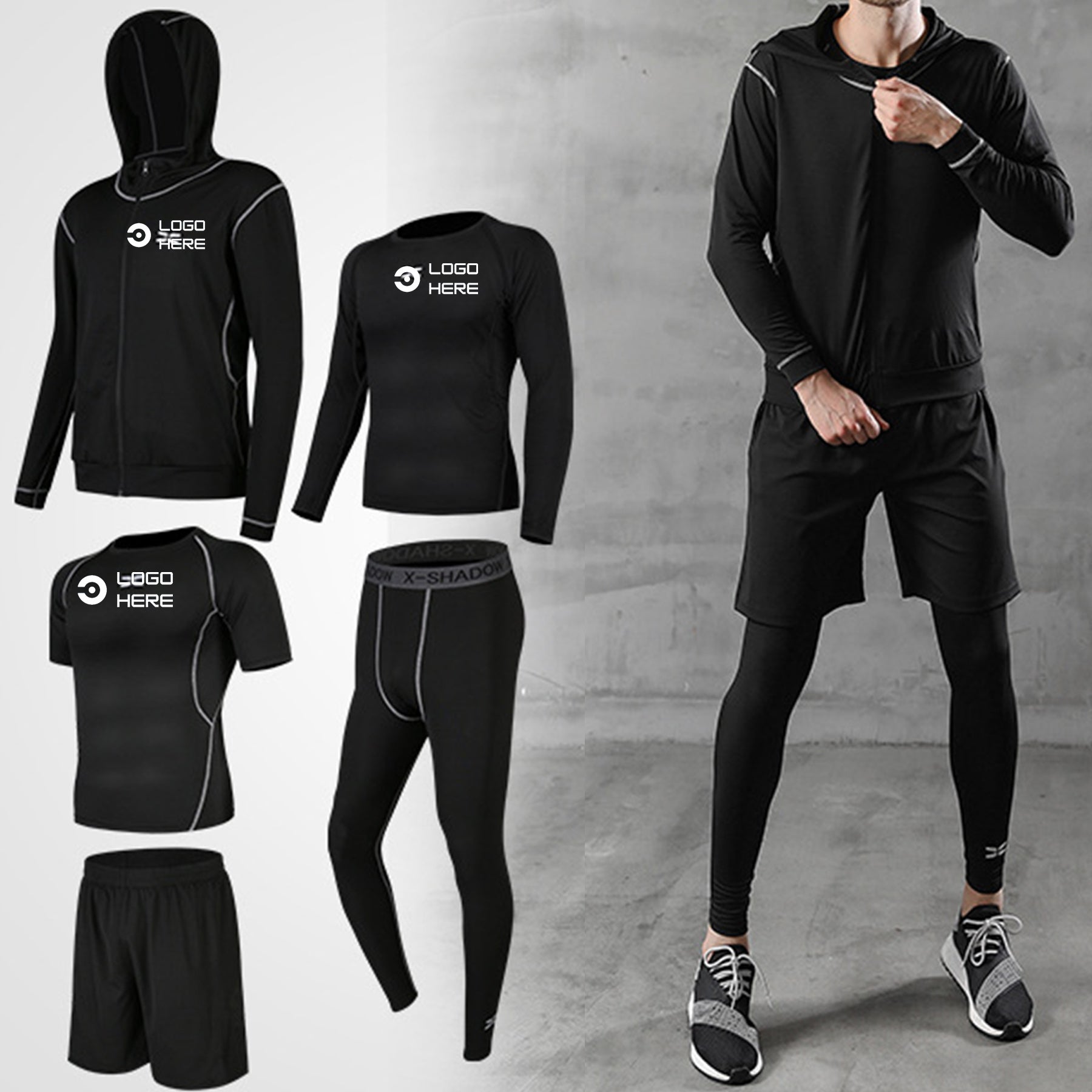 Men'S Fitness Activewear Set