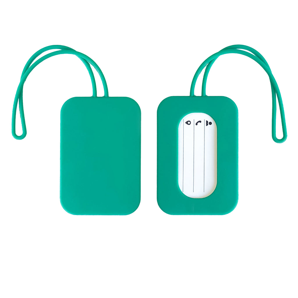 Silicone Luggage Tag with Name ID Card