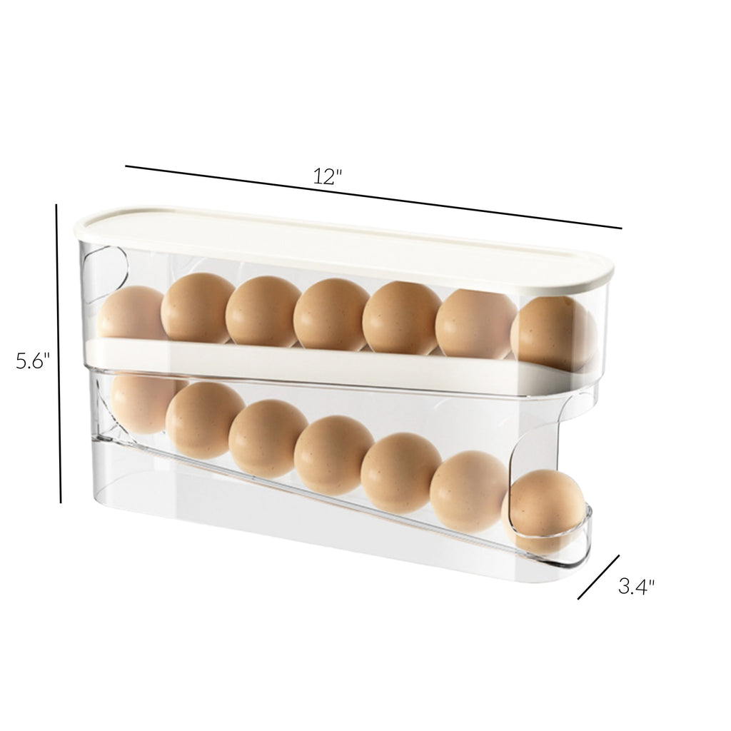 New Automatic Scrolling Egg Holder For Refrigerator