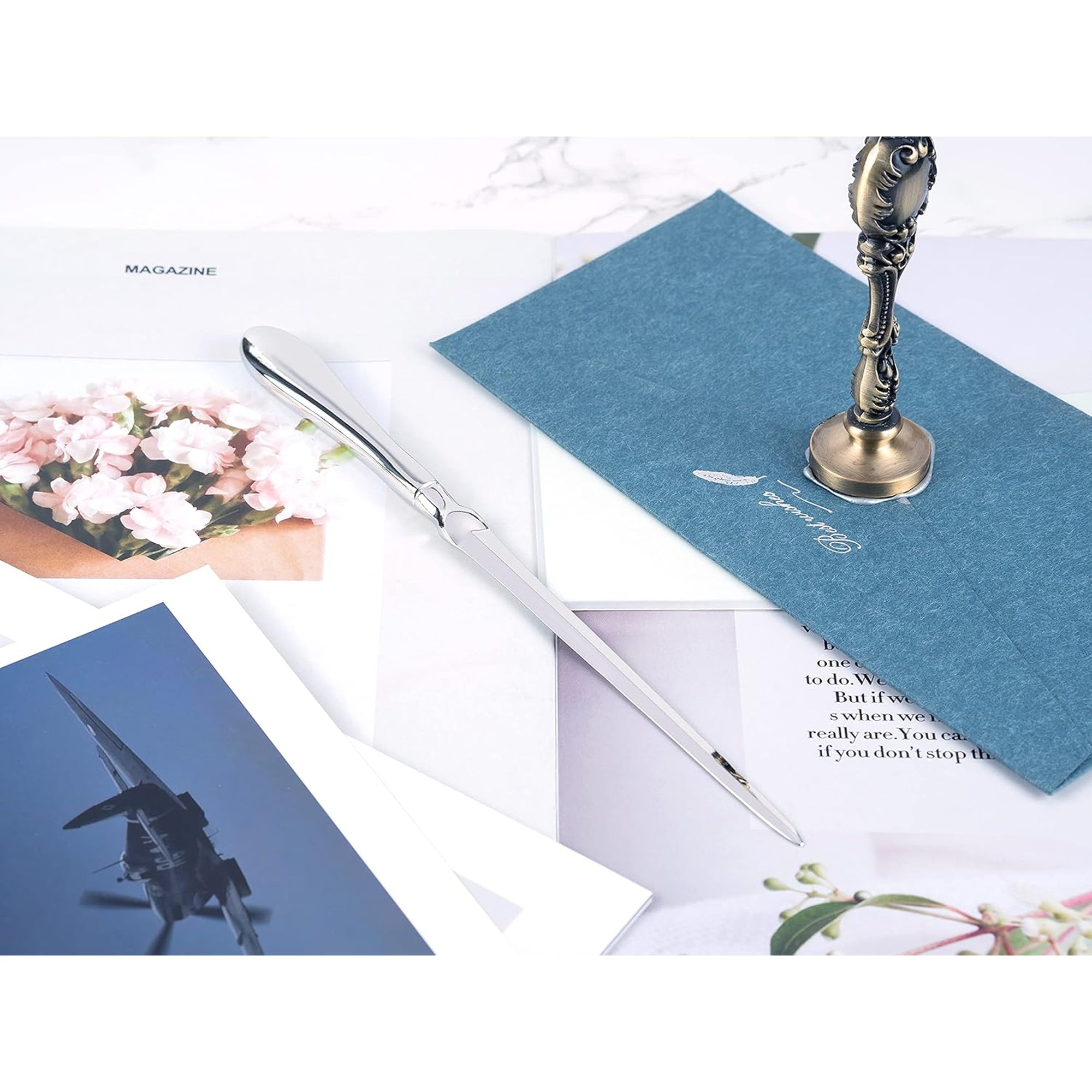 Silvery Letter Opener