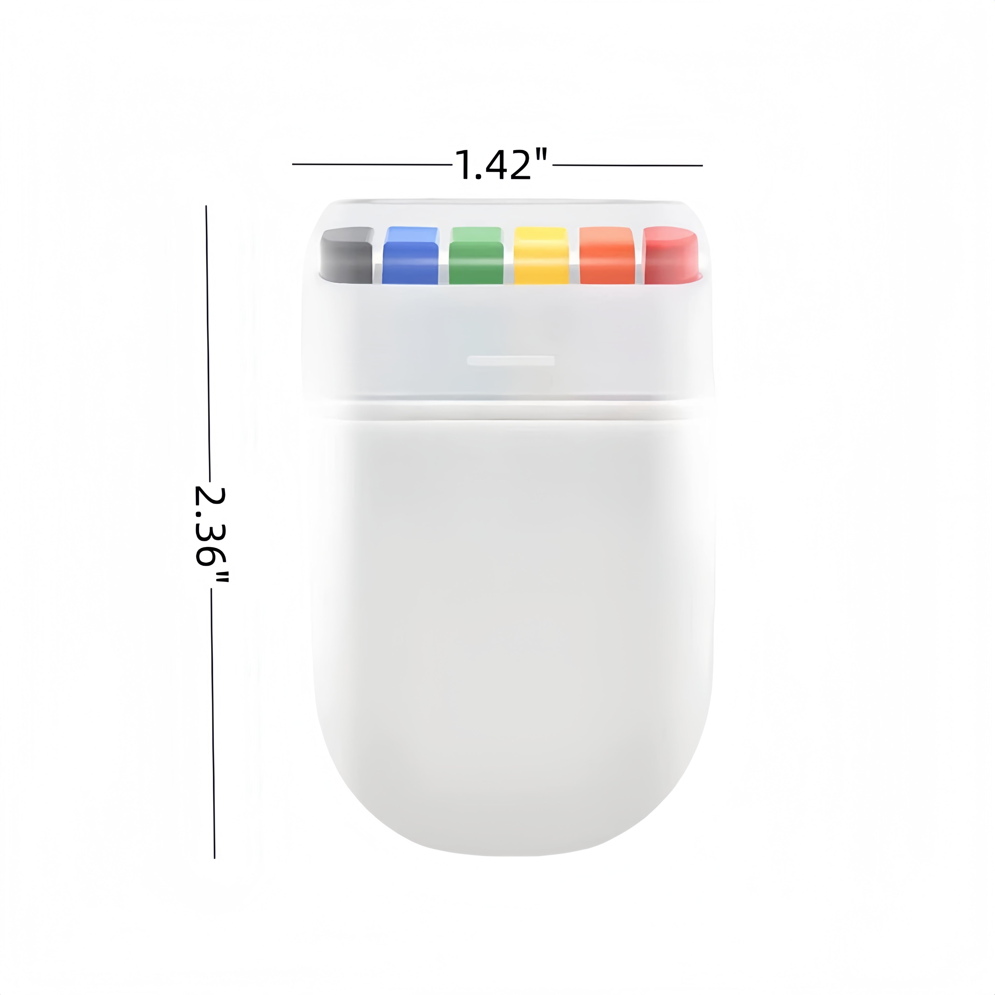 6-Color Rainbow Face Painting Crayons