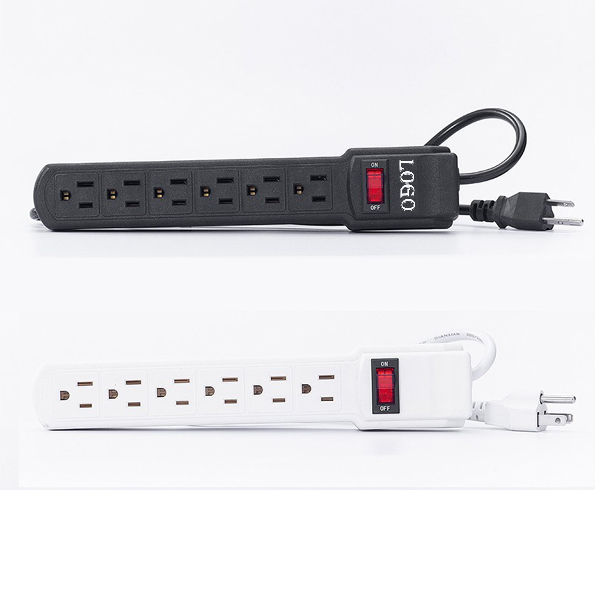 6-Outlet Surge Protector Power Strip