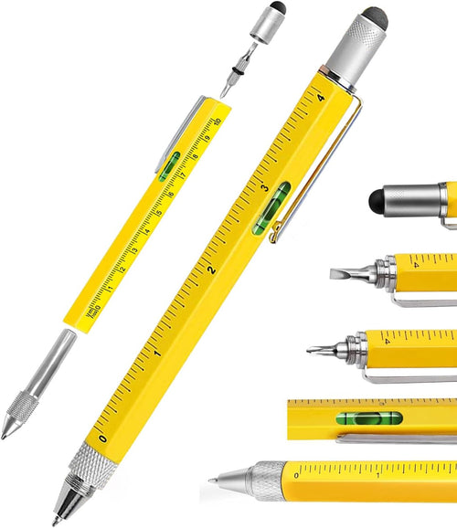 6 In 1 Multitool Pen With Level Ruler