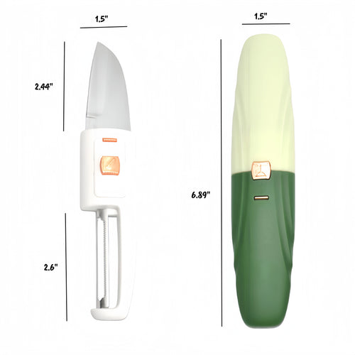 2-in-1 Fruit Knife & Peeler