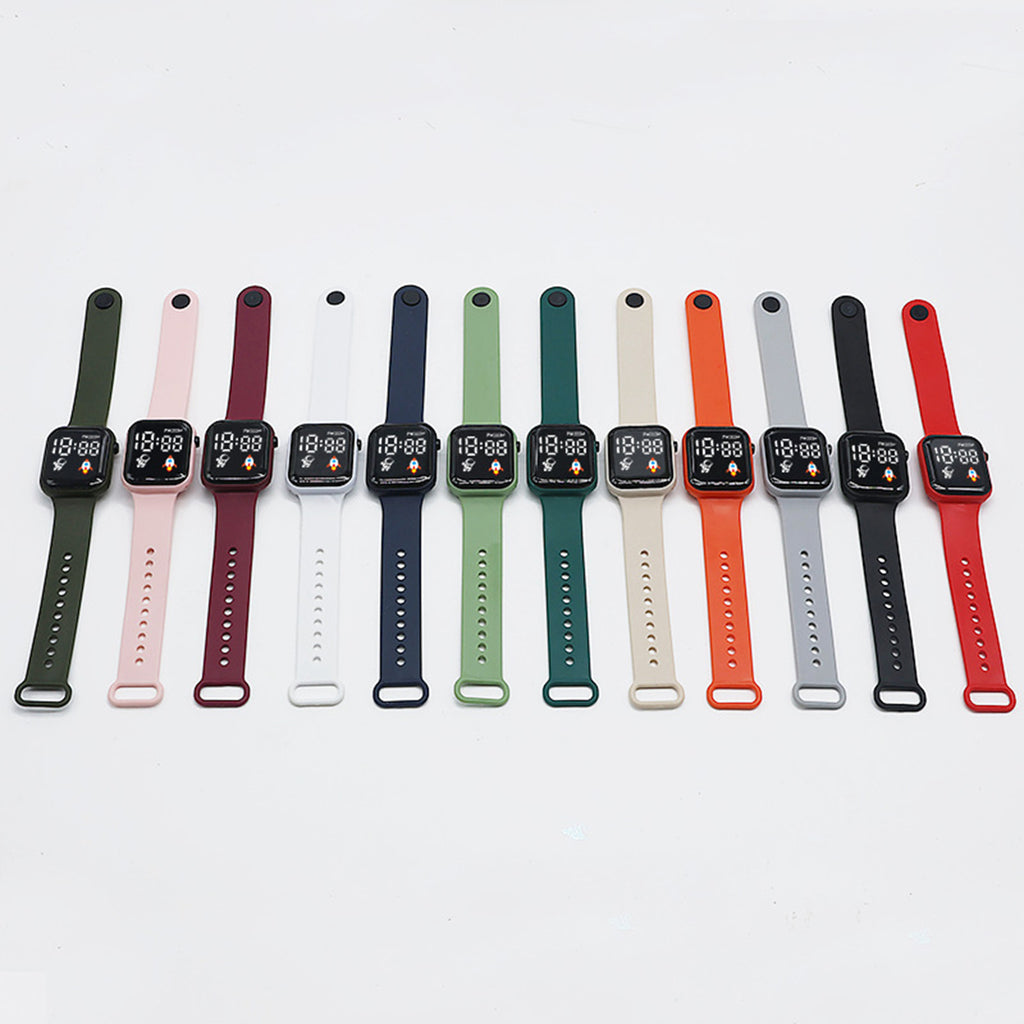 LED Cube Electronic Watch