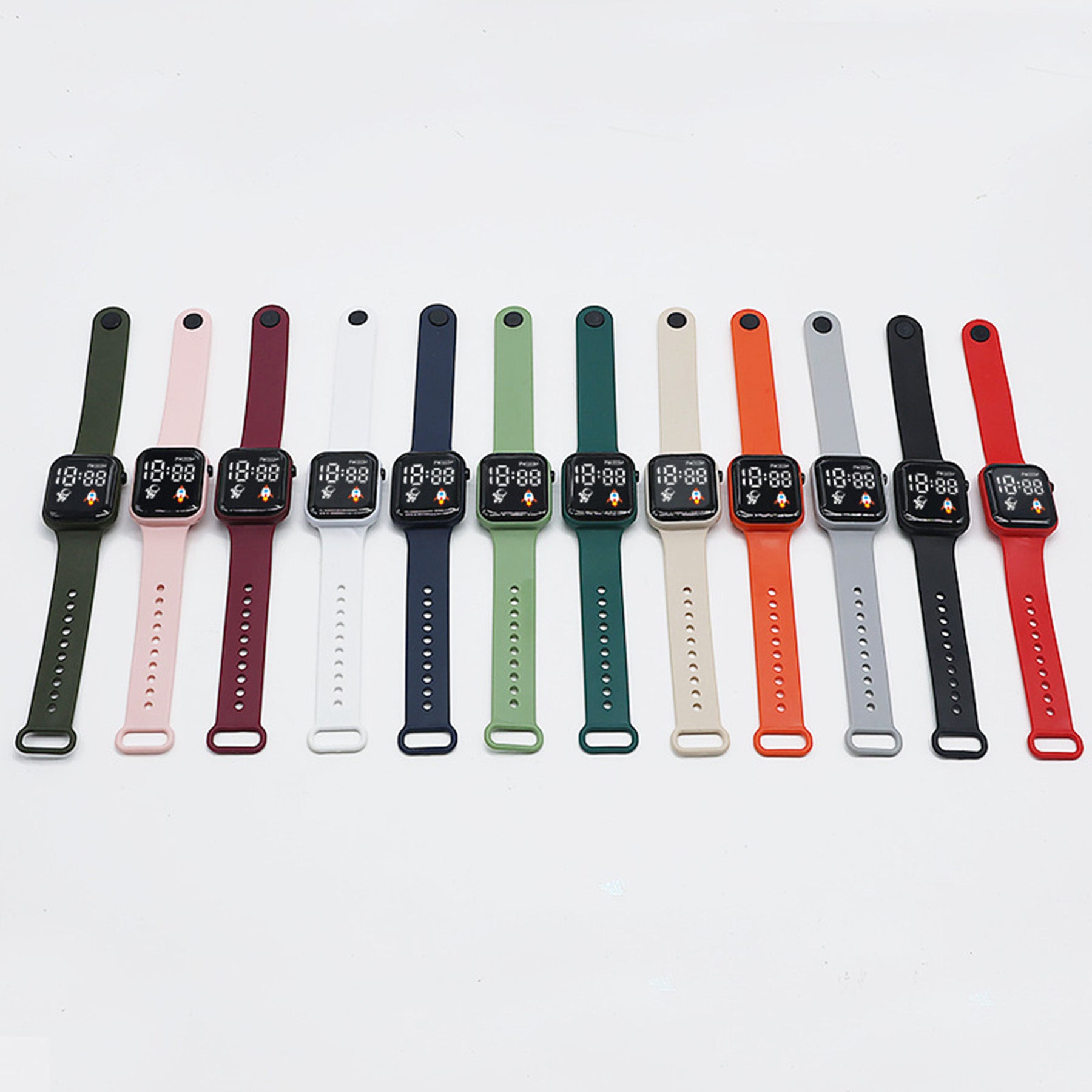 LED Cube Electronic Watch