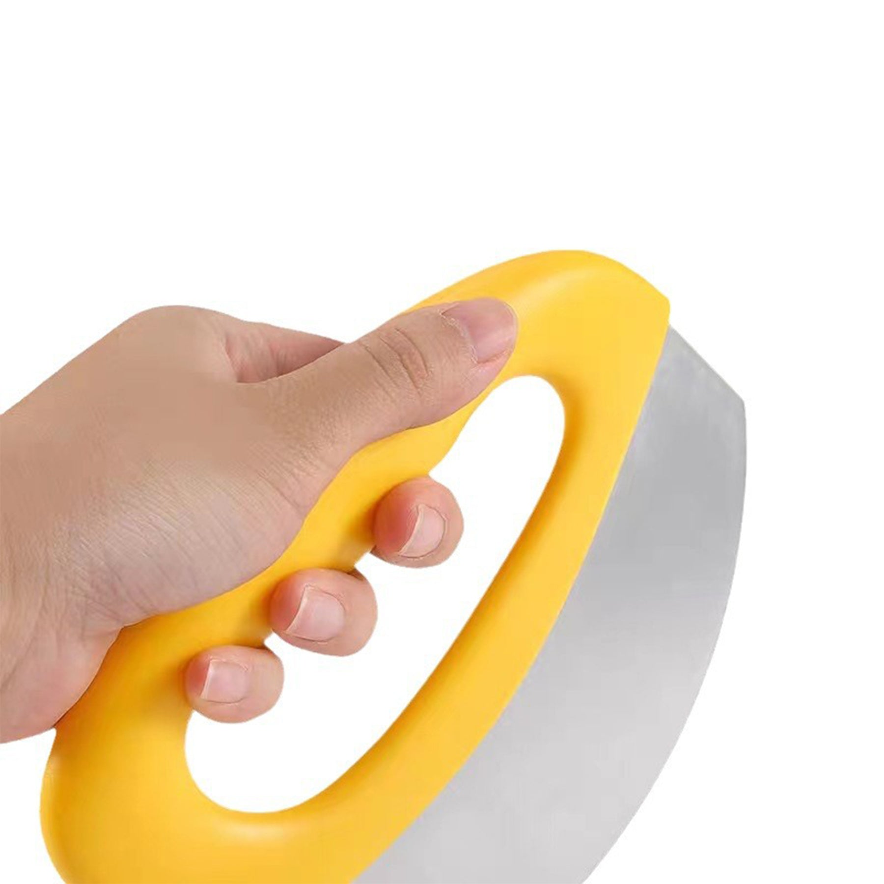 Stainless Steel Hand-held Pizza Cutter
