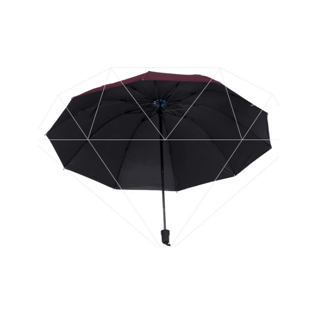 Manual 10 Bone Folding Umbrella